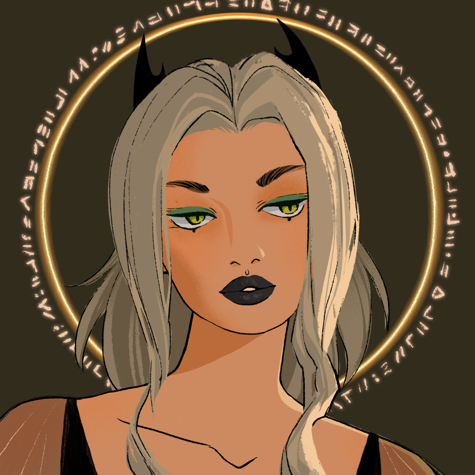 a portrait of Spica, the perfunct script