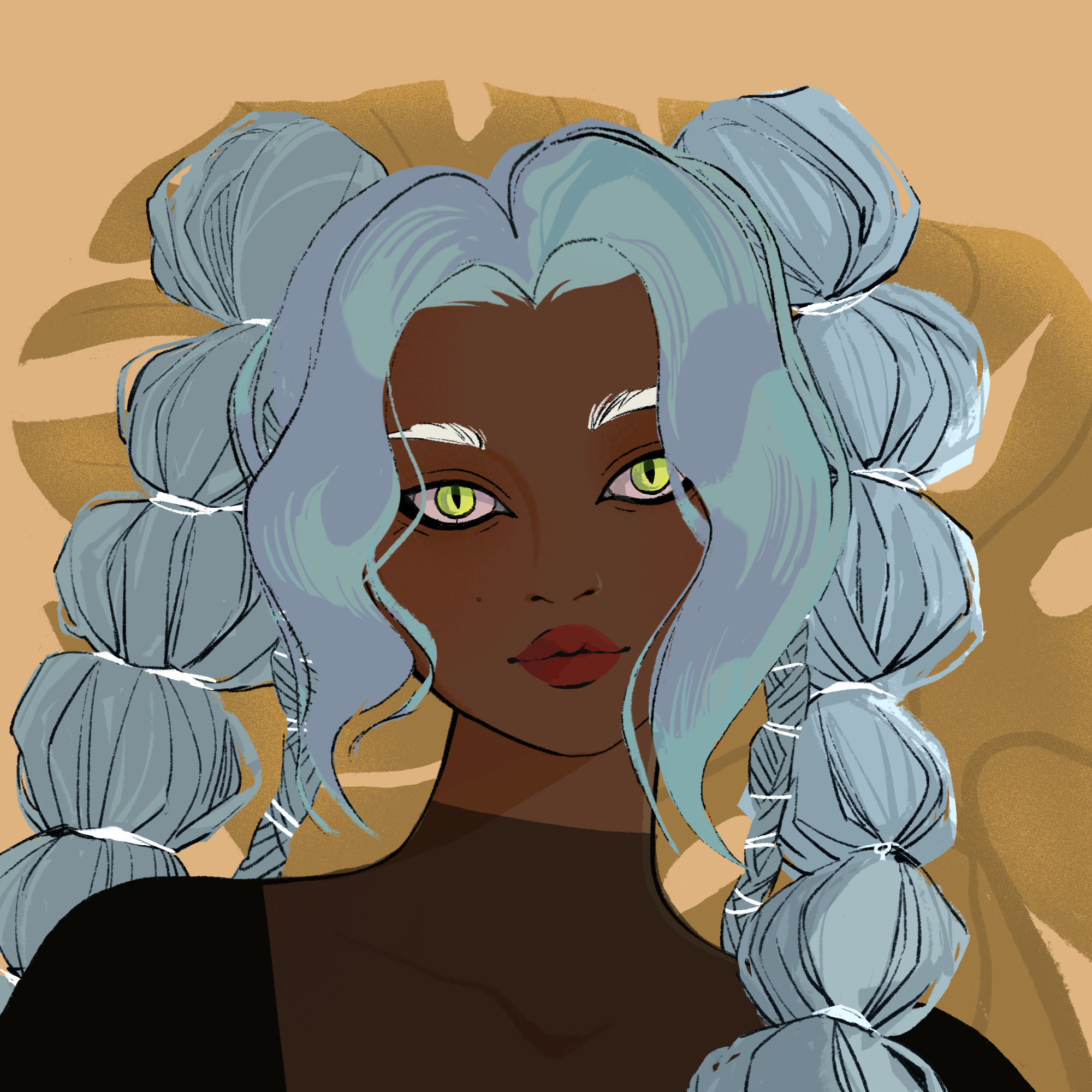 a portrait of Balau, the sallow tether