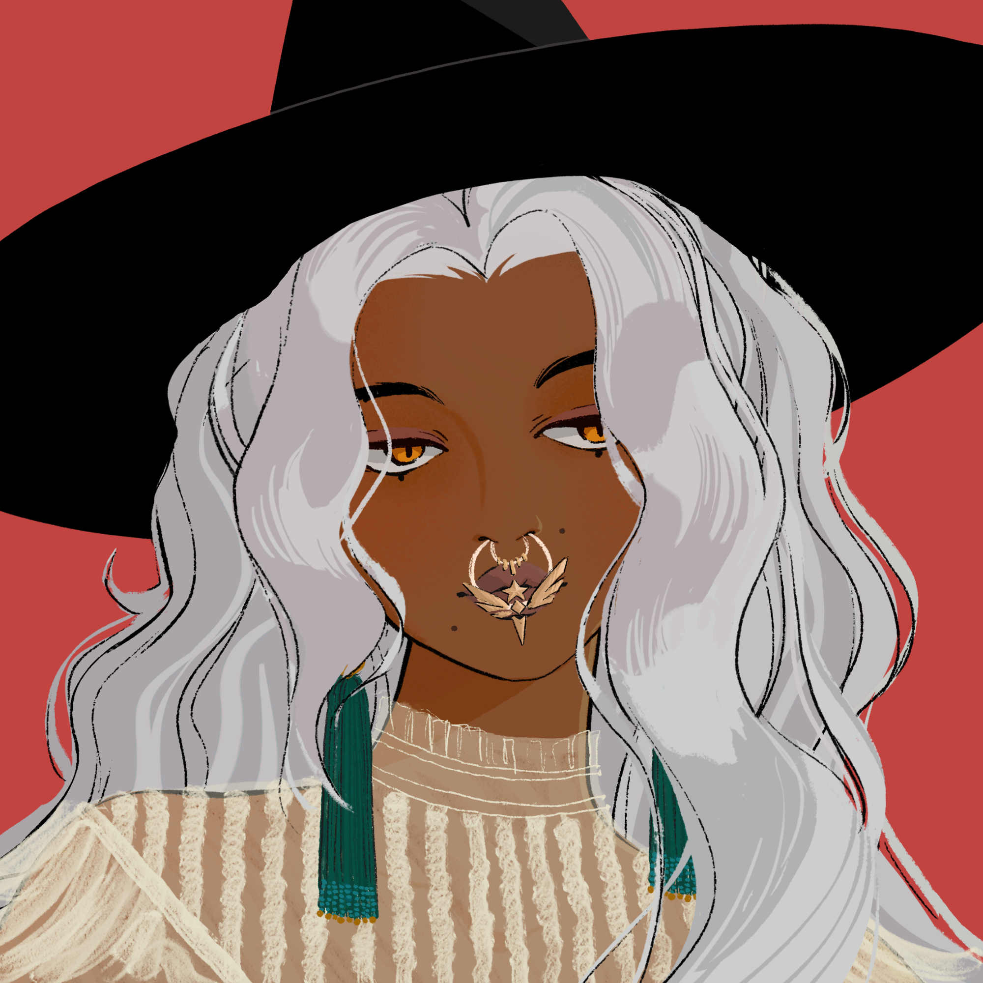 a portrait of Jasmine the thrilling