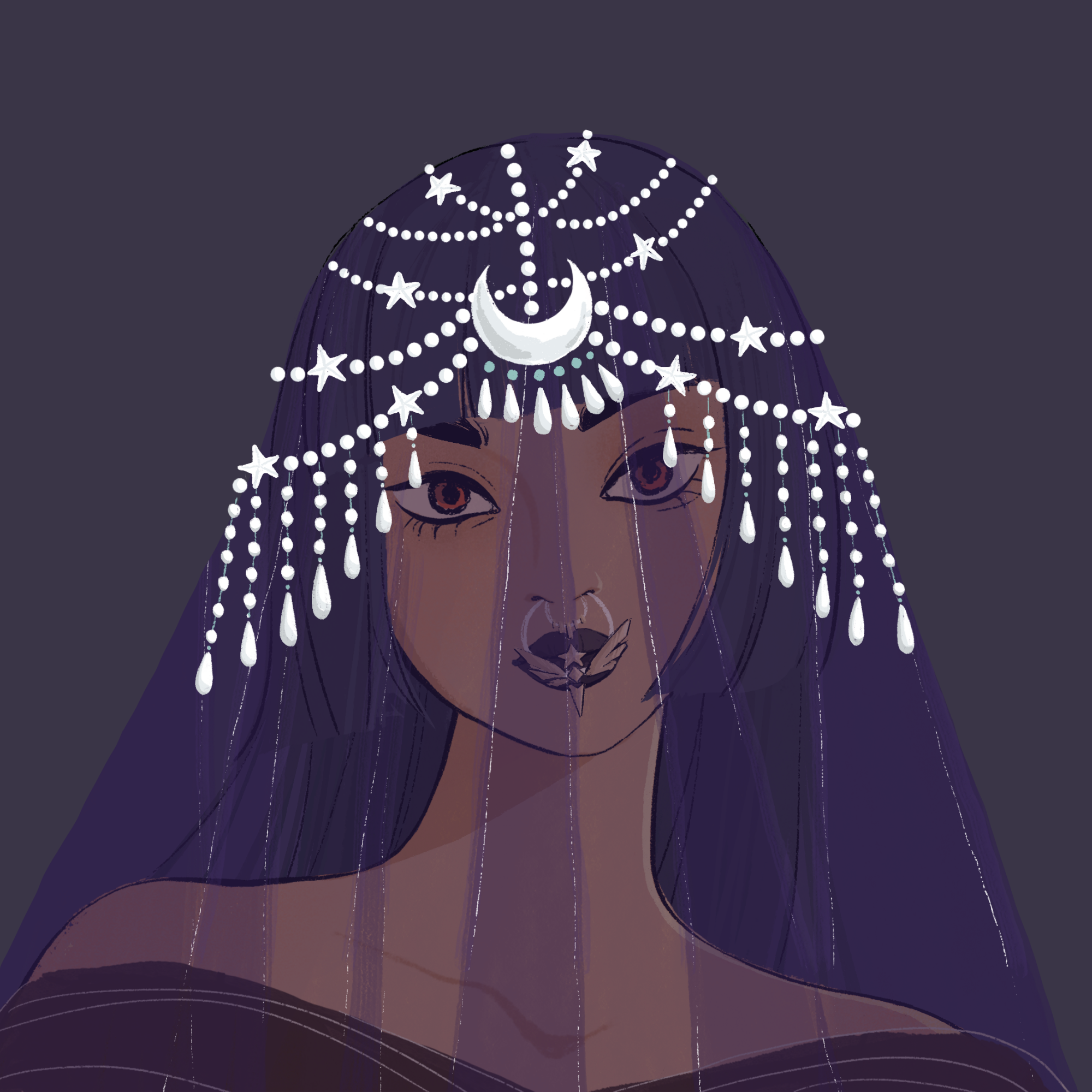 a portrait of Lady indole