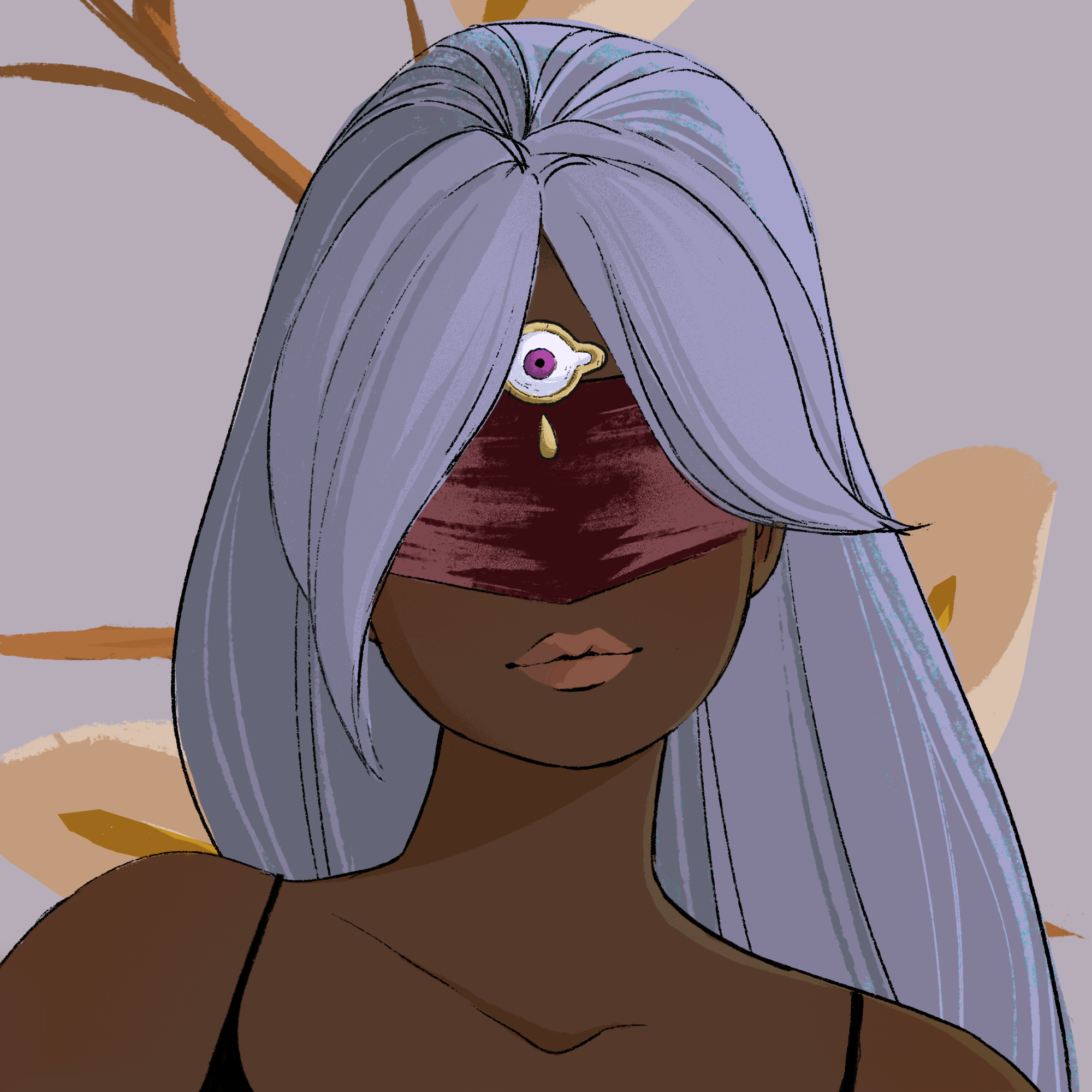 a portrait of Violet sea