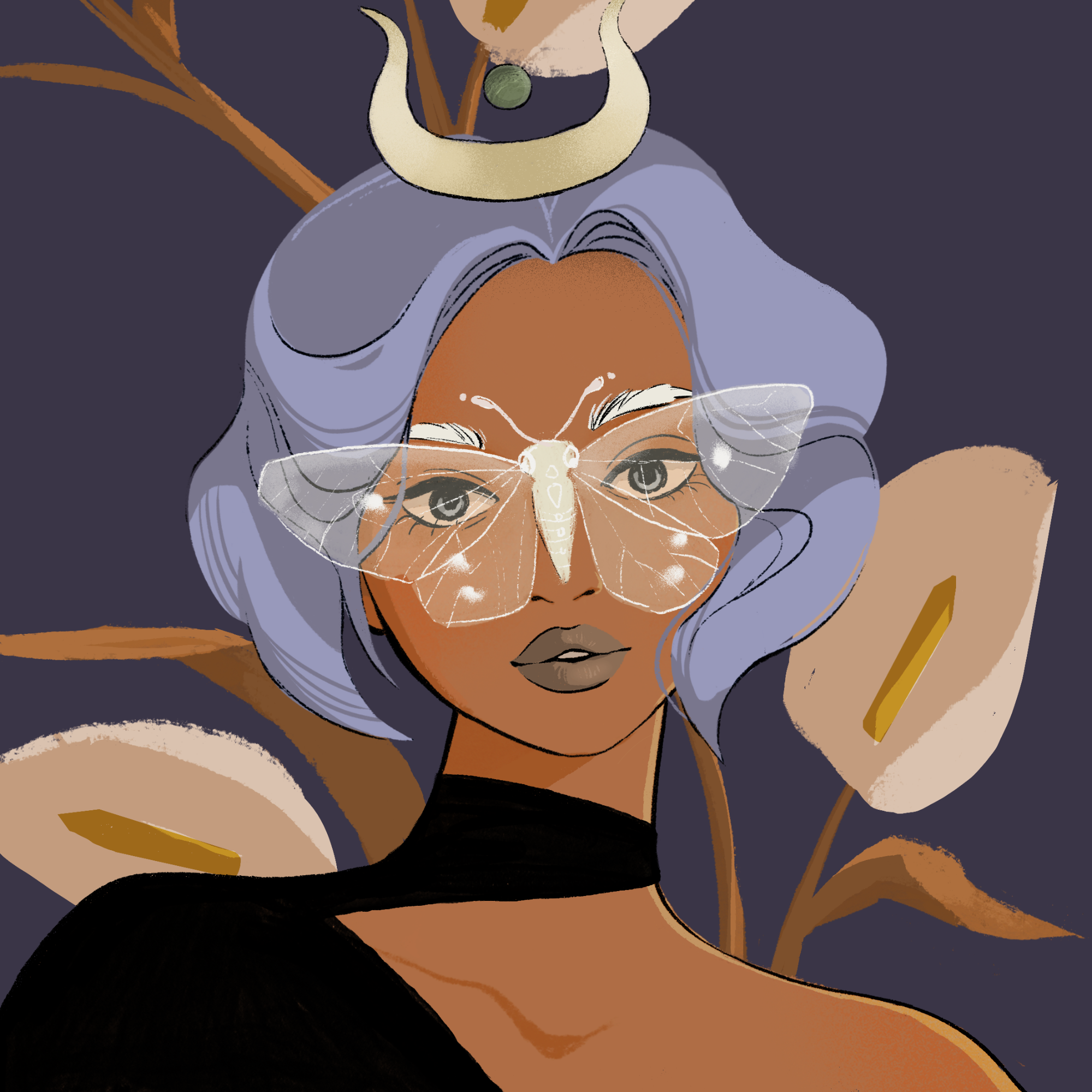 a portrait of Cadence macaron