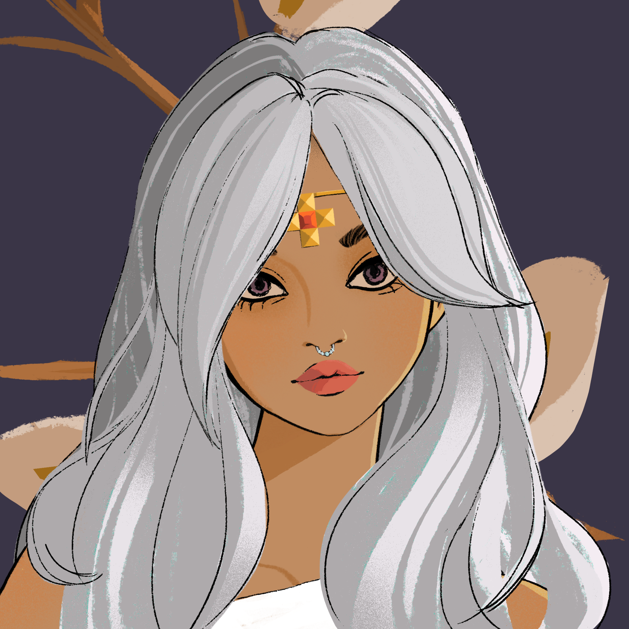 a portrait of Mazurka the appealing