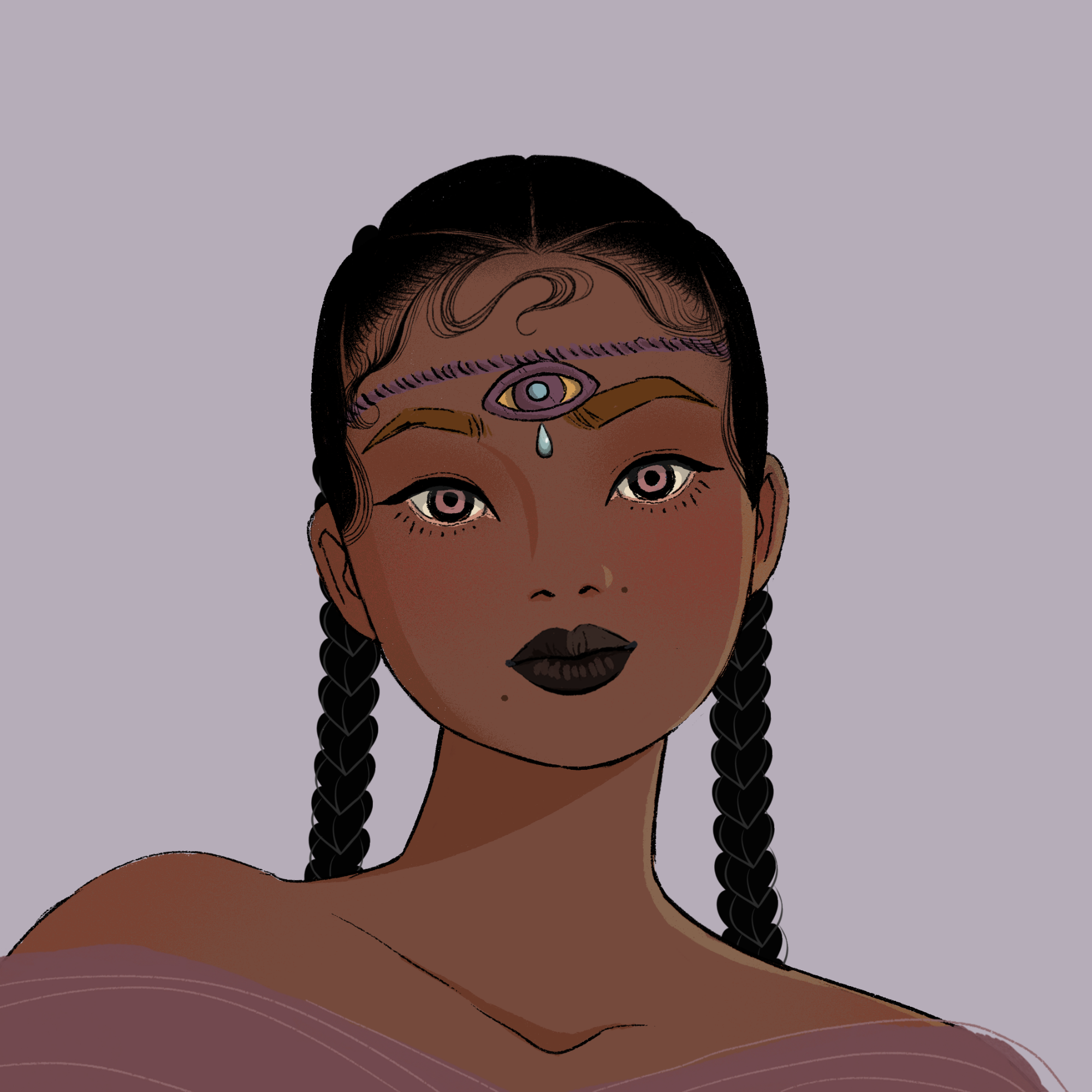 a portrait of Daisy the balmy