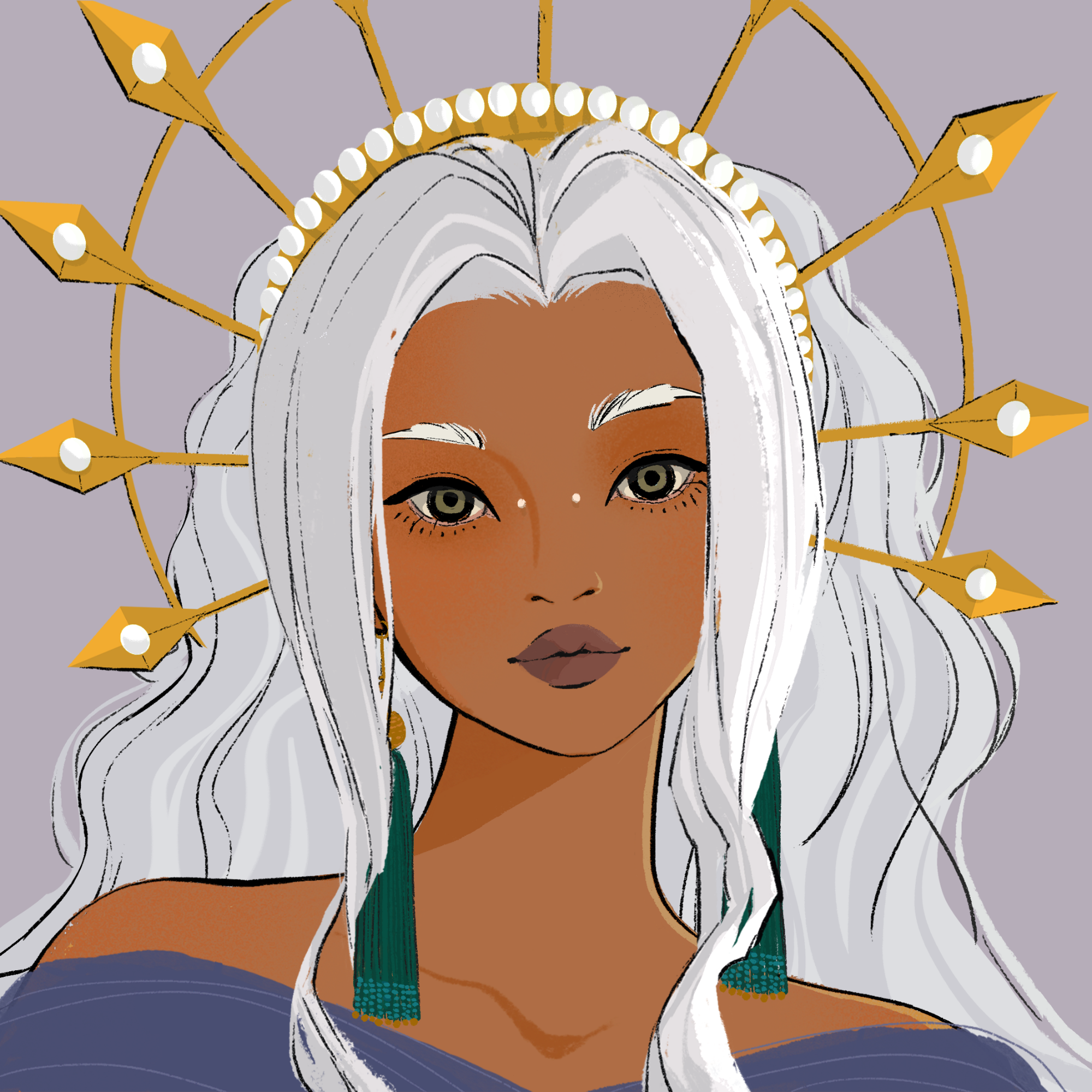 a portrait of Topaz, the infamous mirror