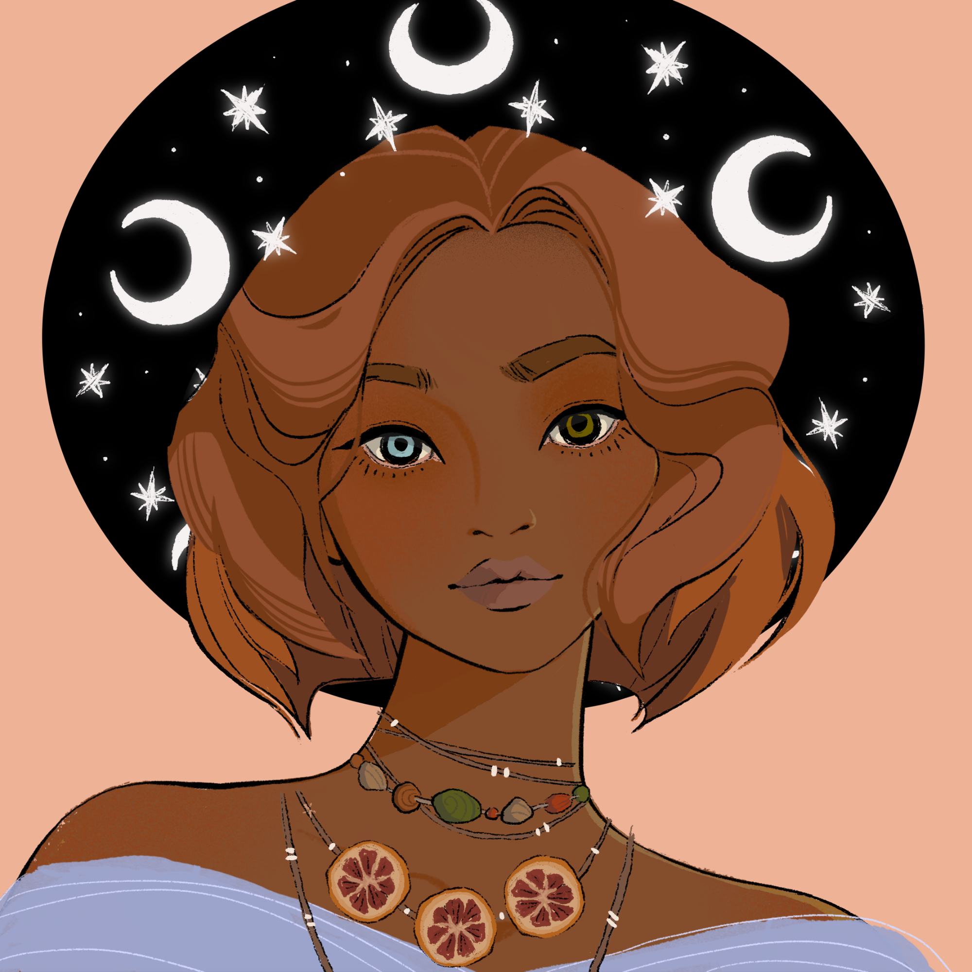 a portrait of Honey, the gnarled buckle