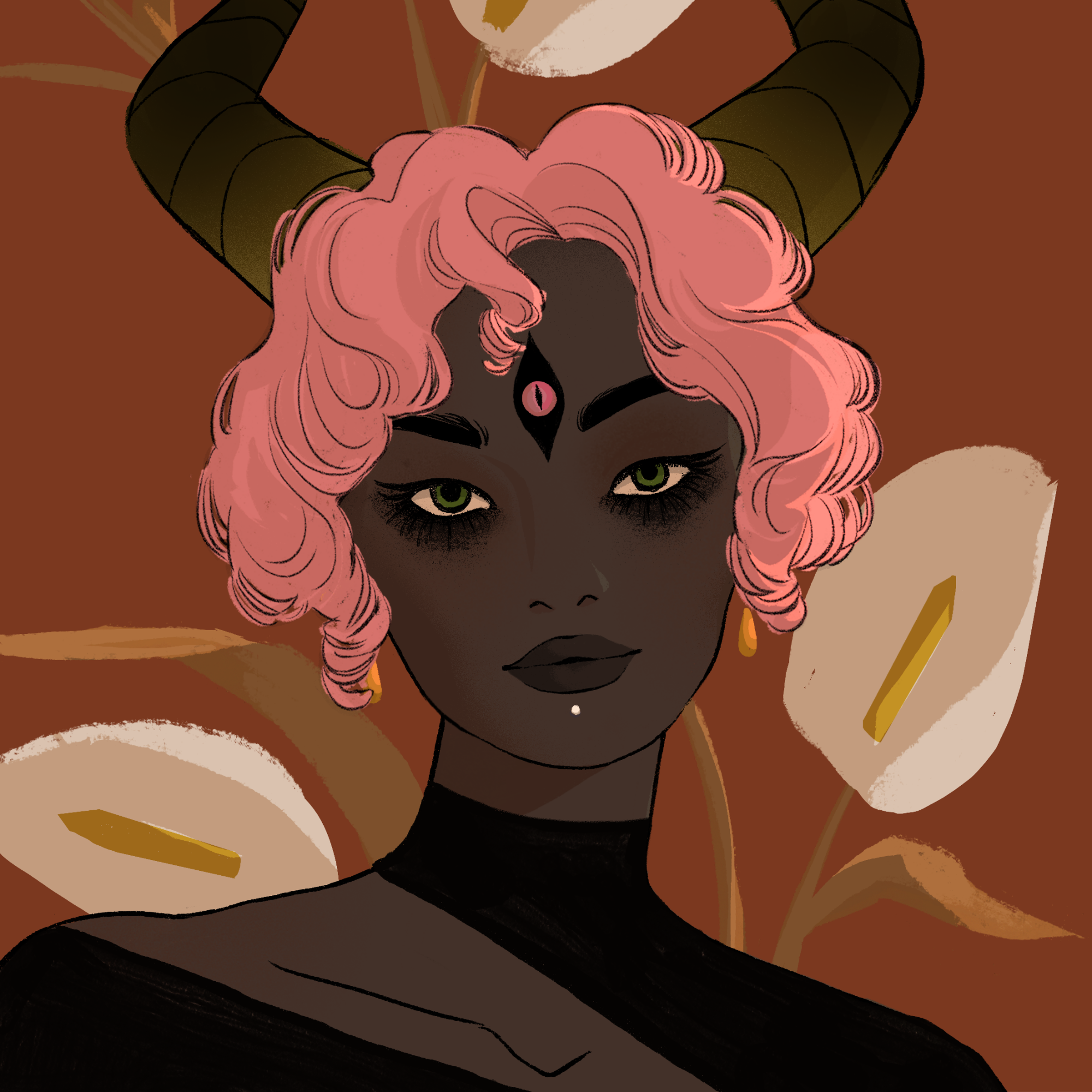 a portrait of Methana of the woods