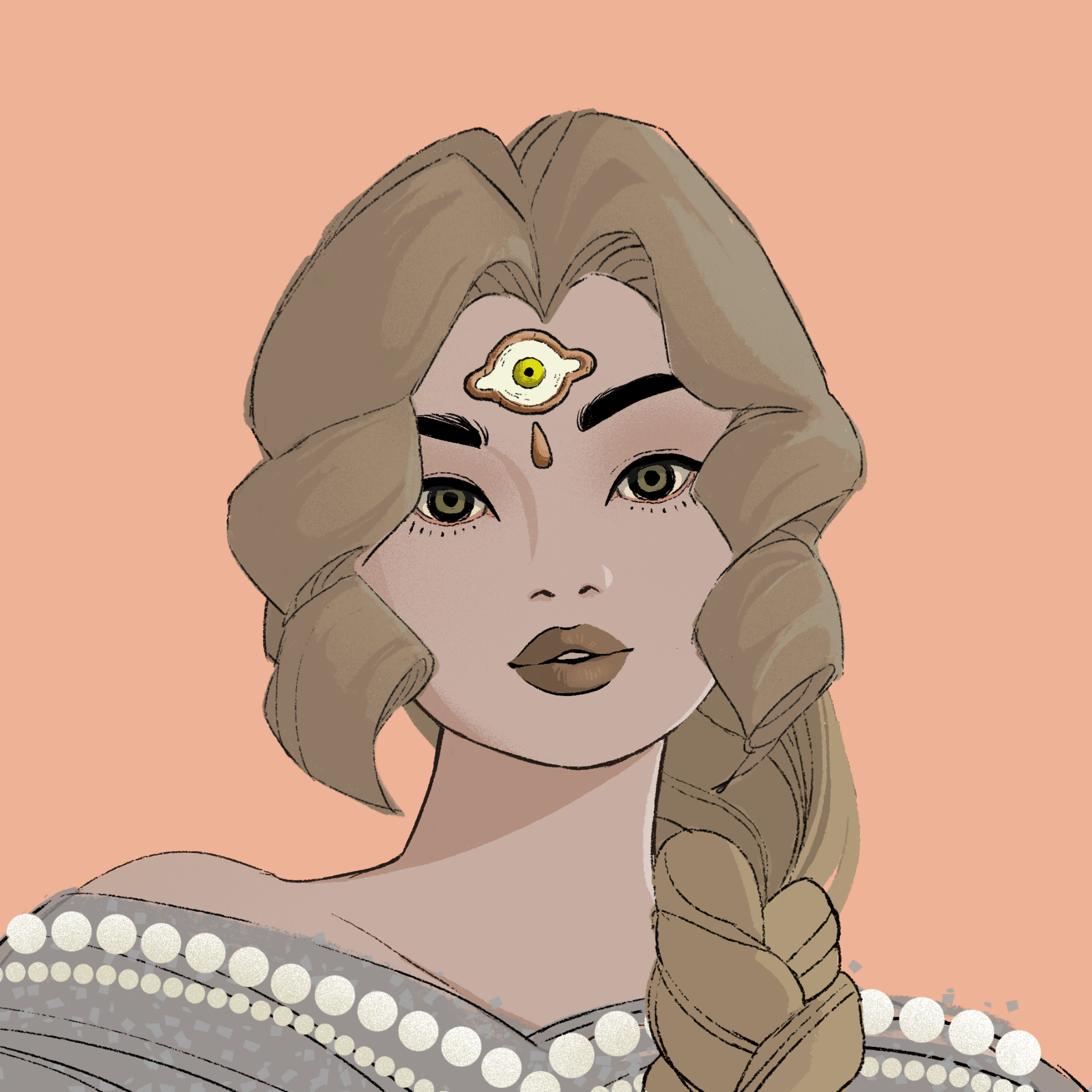 a portrait of Mulberry, the infinite cocoon