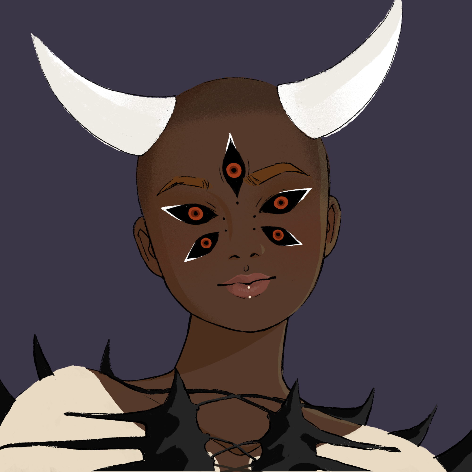 a portrait of Cayambe the dark