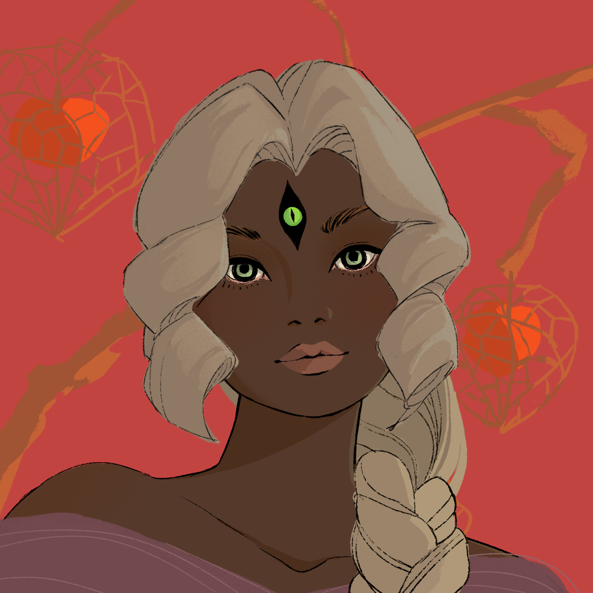 a portrait of Lily the sparkling