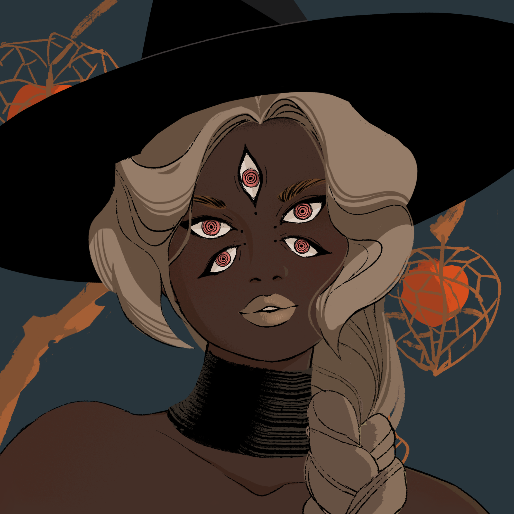 a portrait of Thunderstorm the insouciant