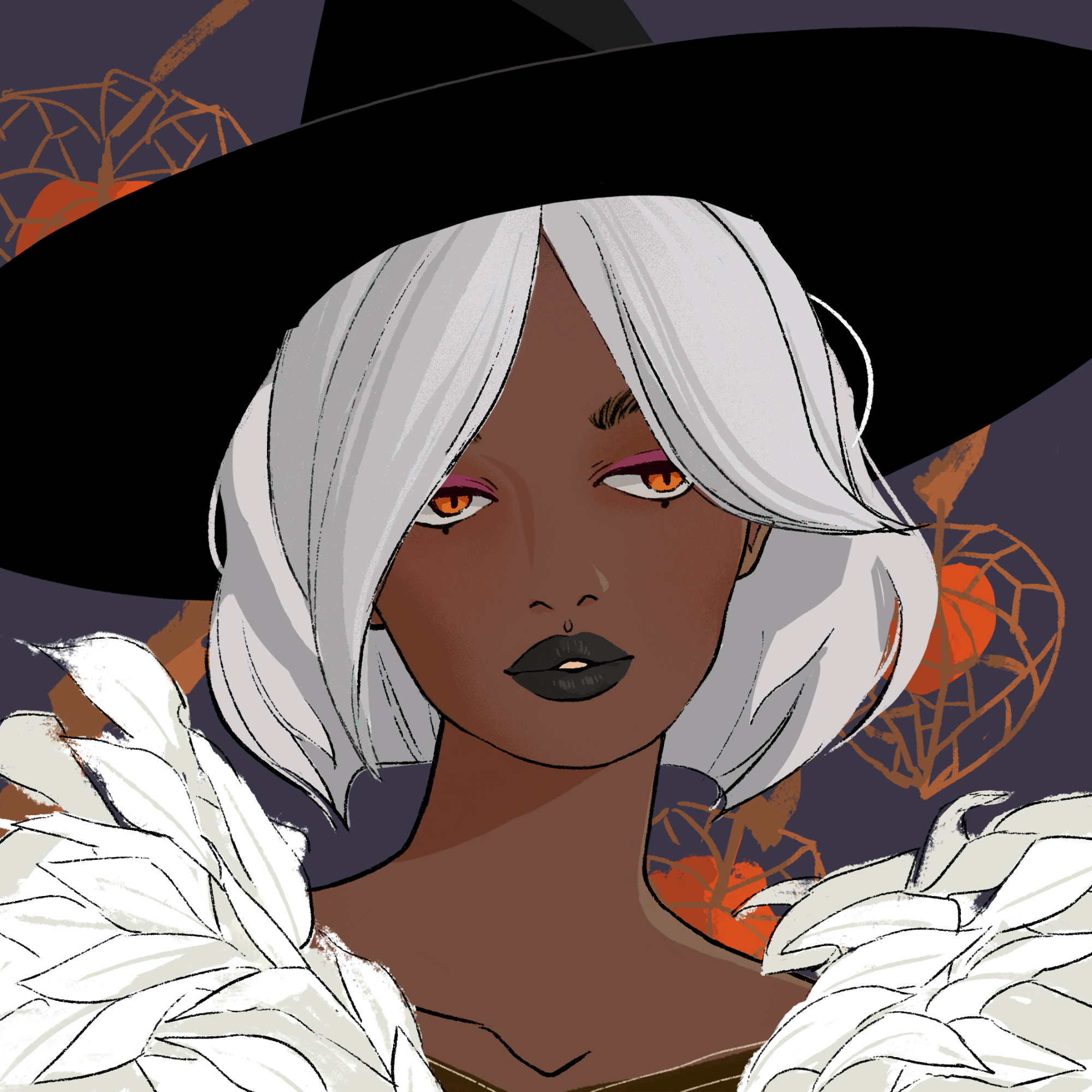 a portrait of Aria, the glossy crown