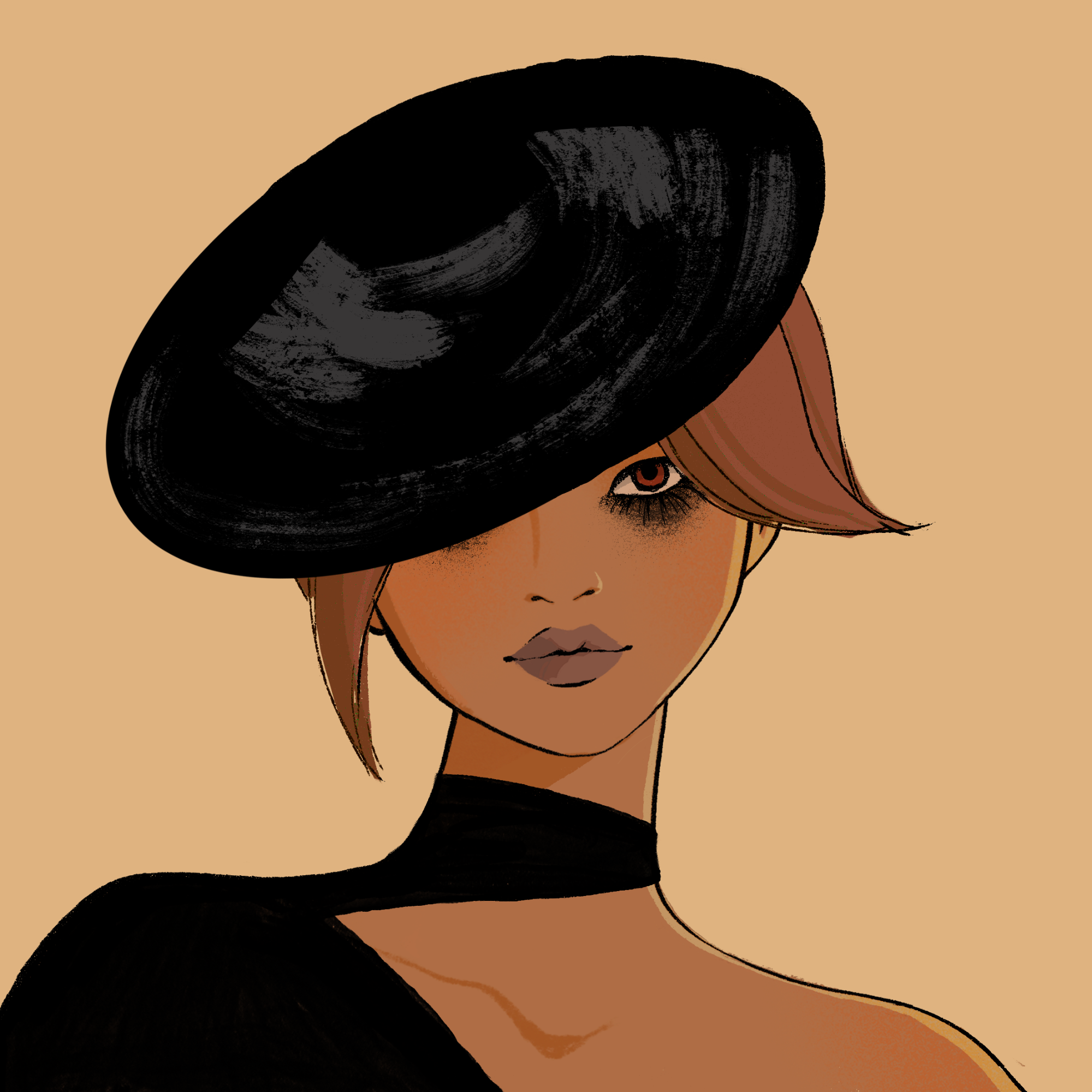 a portrait of Holmium, the pale mace