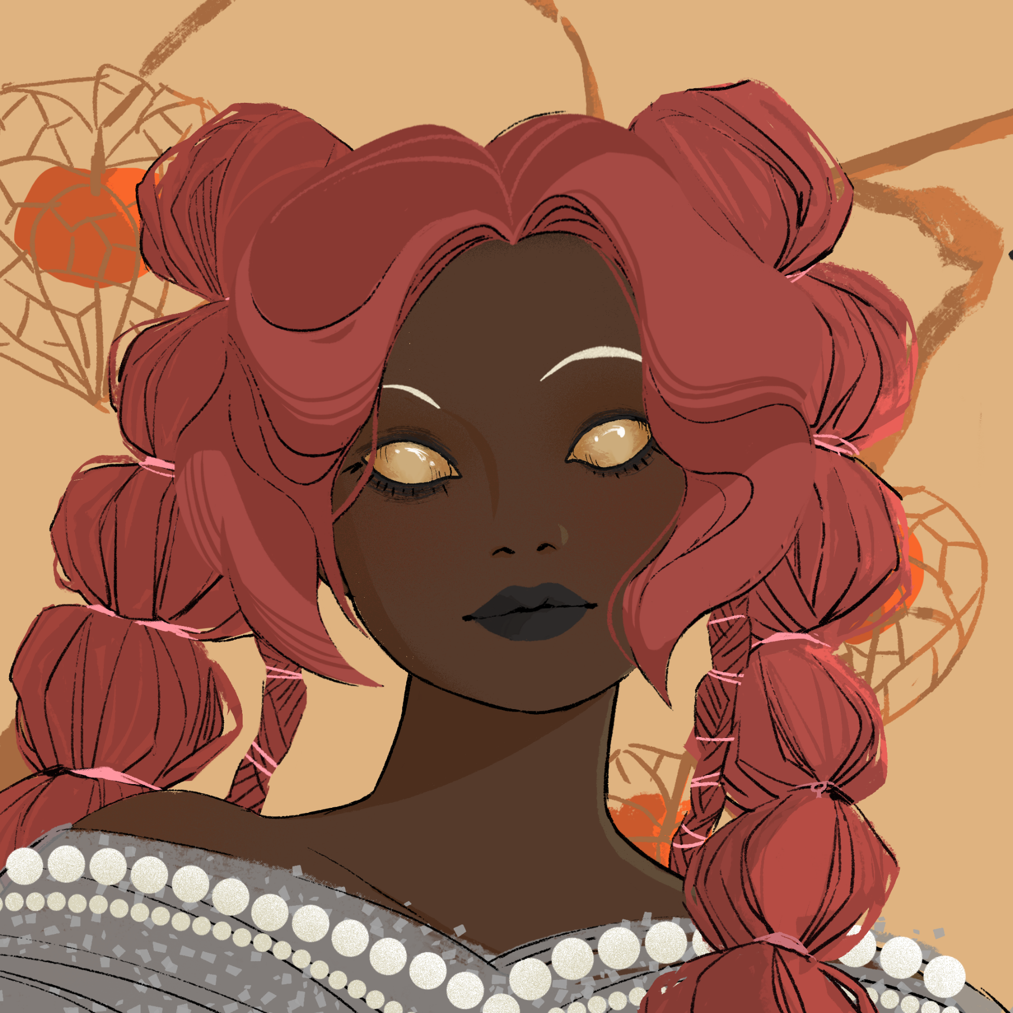 a portrait of Darling blossom