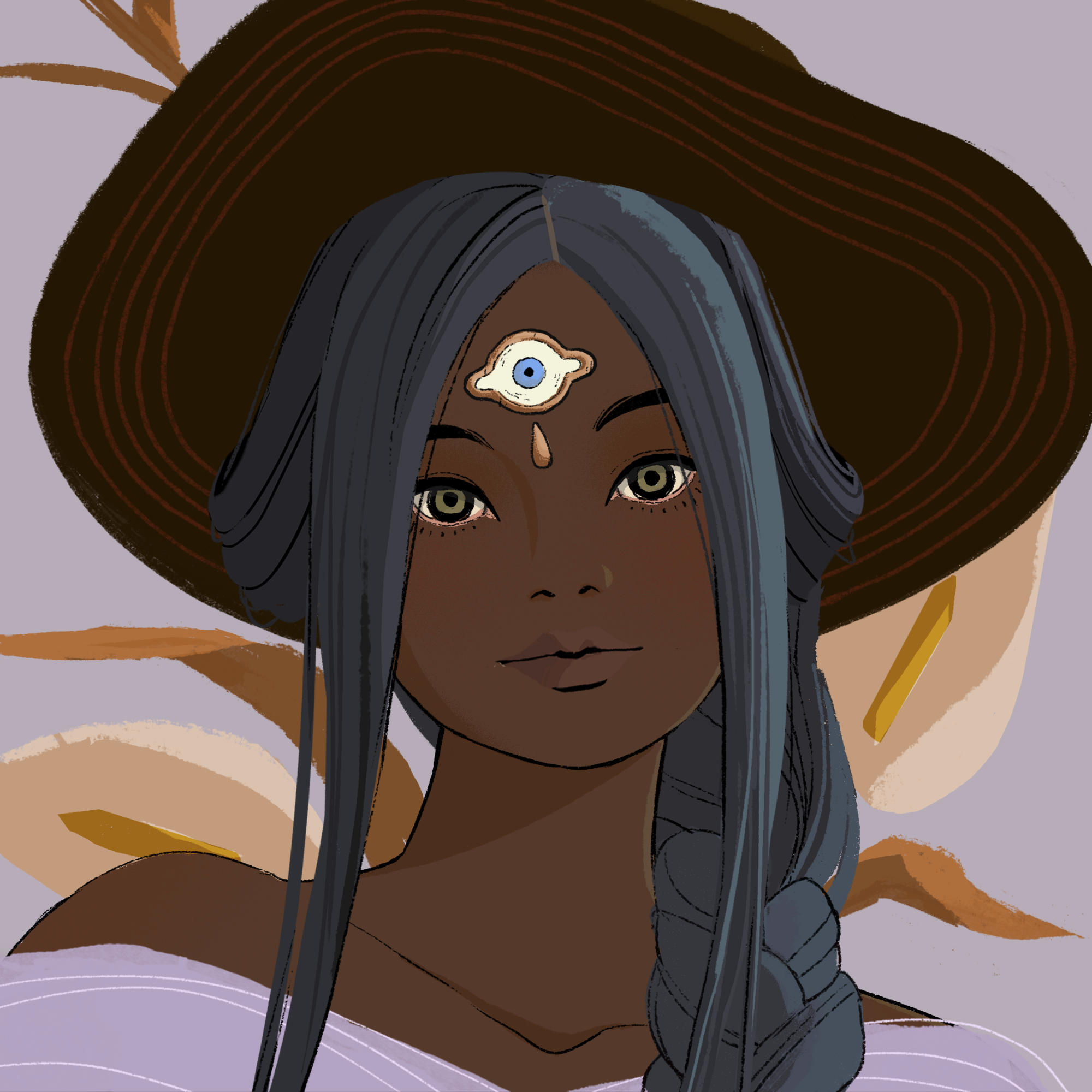 a portrait of Daisy, the great key