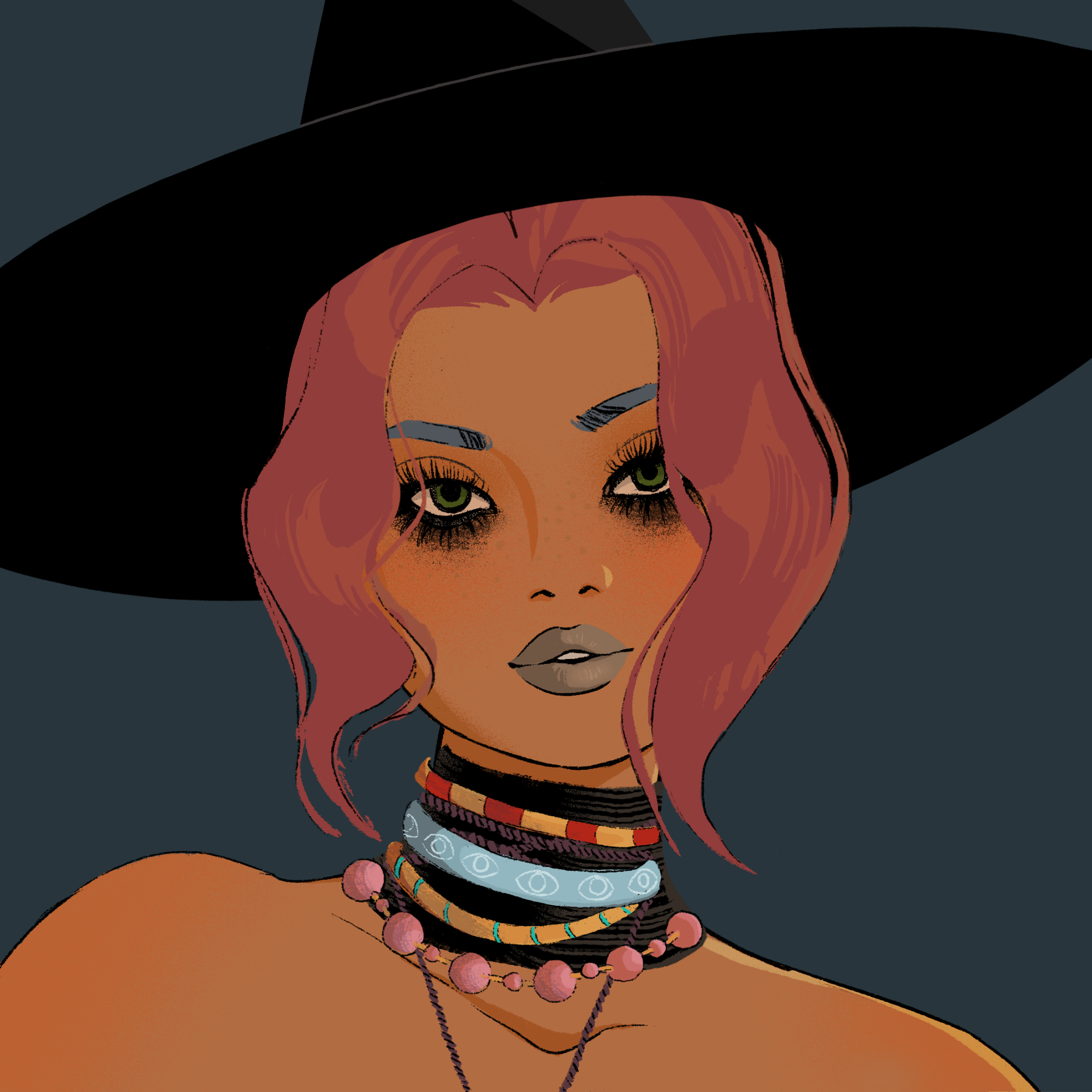 a portrait of Pacaya the wrathful