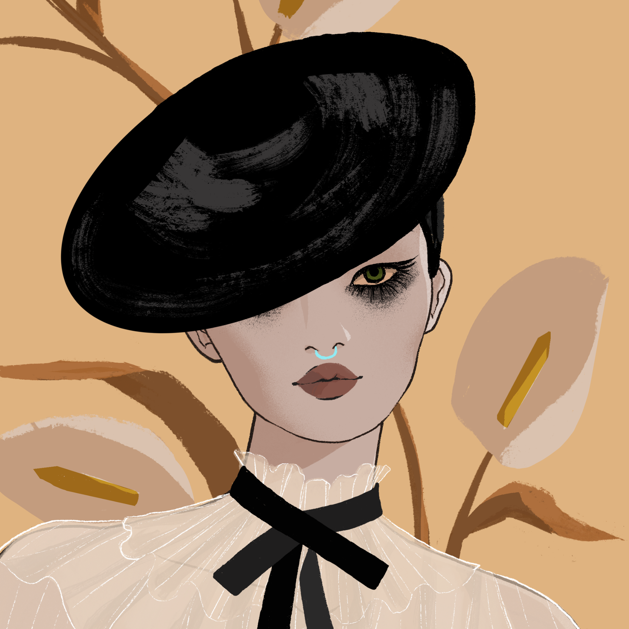 a portrait of Arsenic, the lithe hood