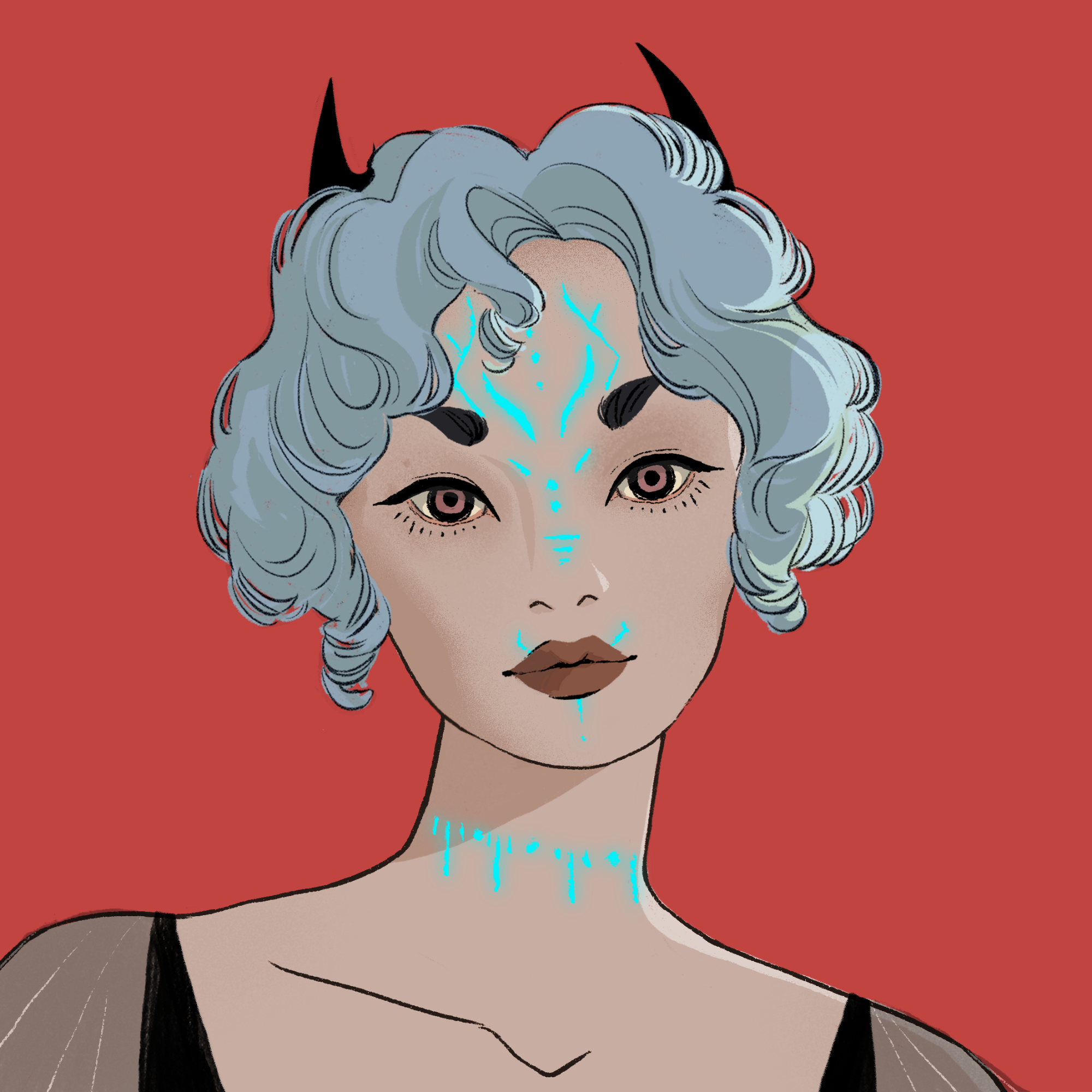 a portrait of Neptune of the orrery