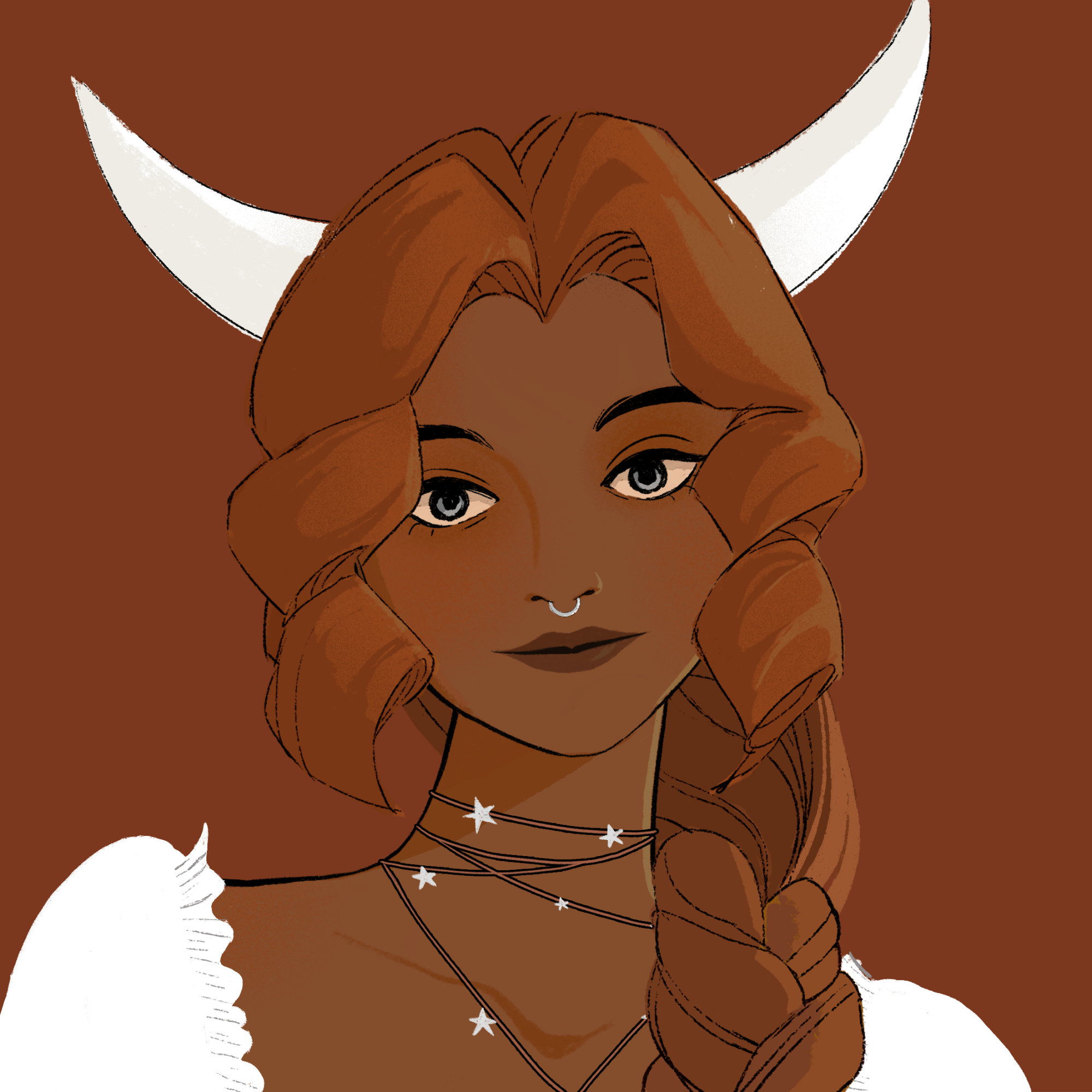 a portrait of Ginger of the wastes