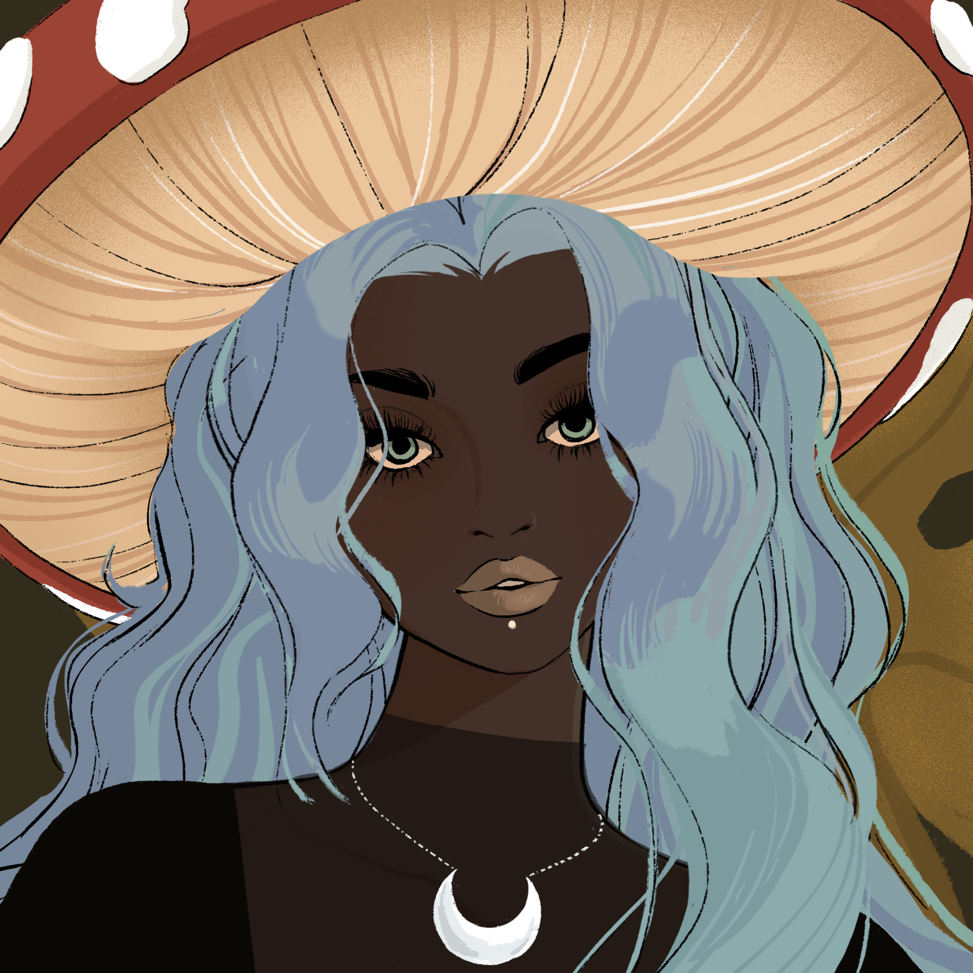 a portrait of Acorn, the dusky buckle