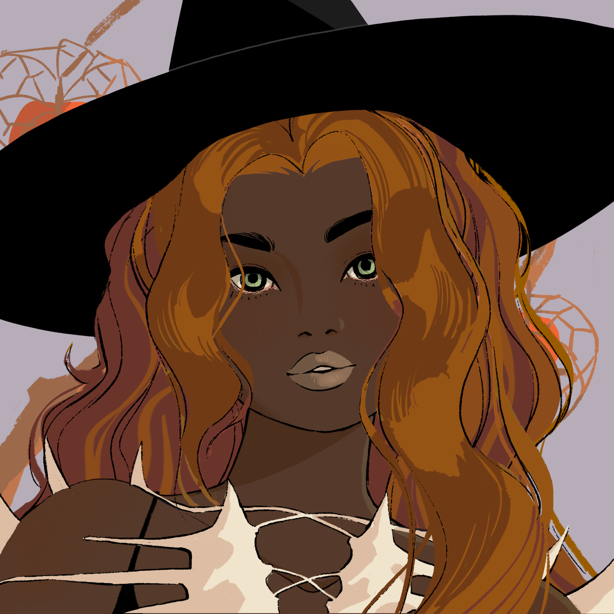 a portrait of Volcano of the demon market