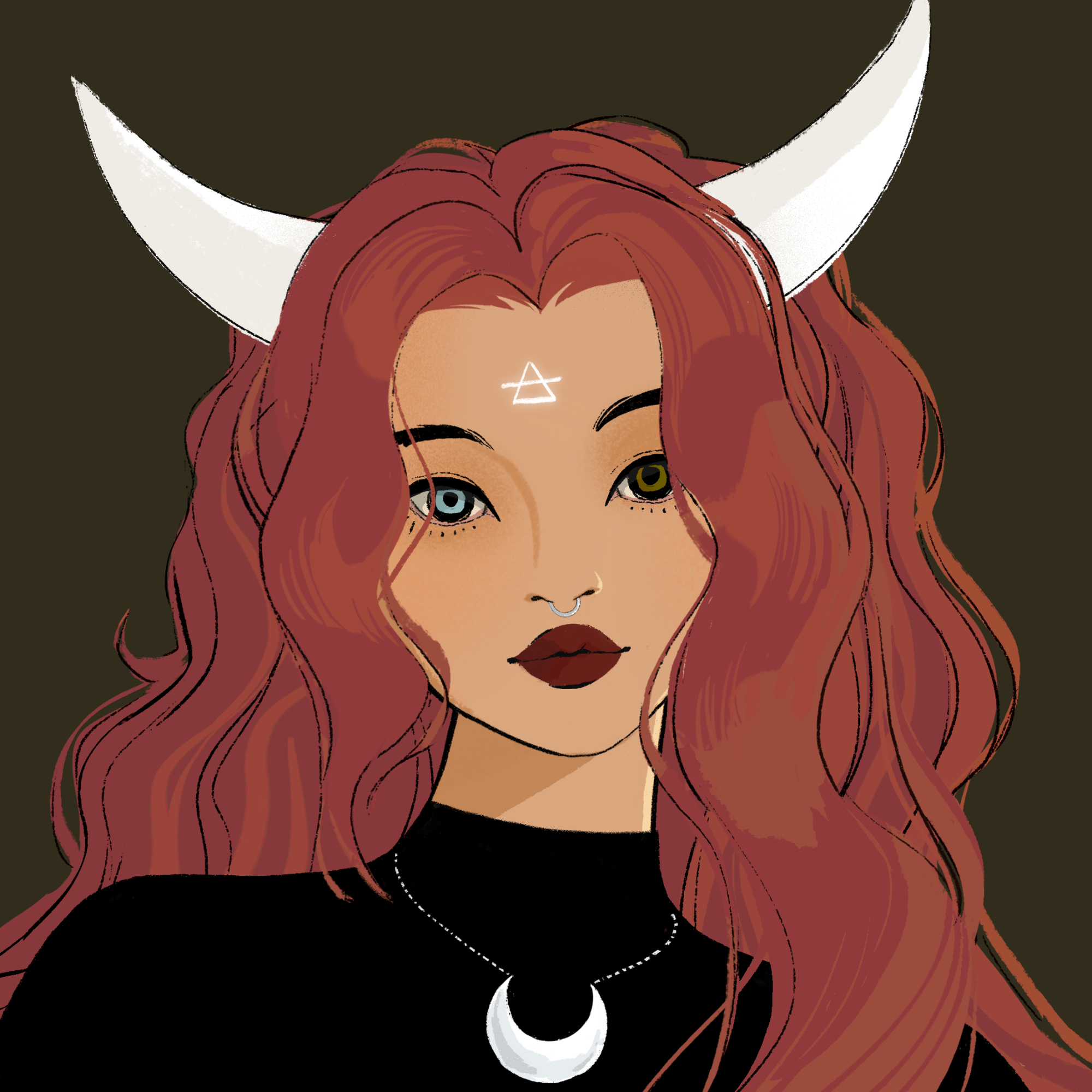 a portrait of Mallow, the amber kettle