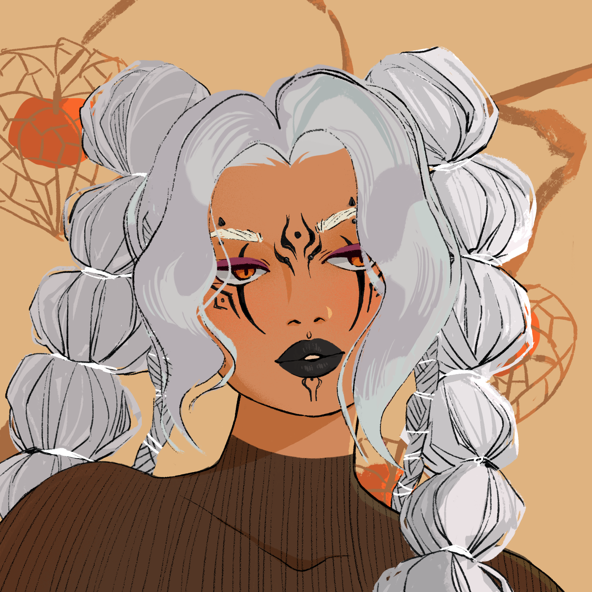 a portrait of Gaua the strange