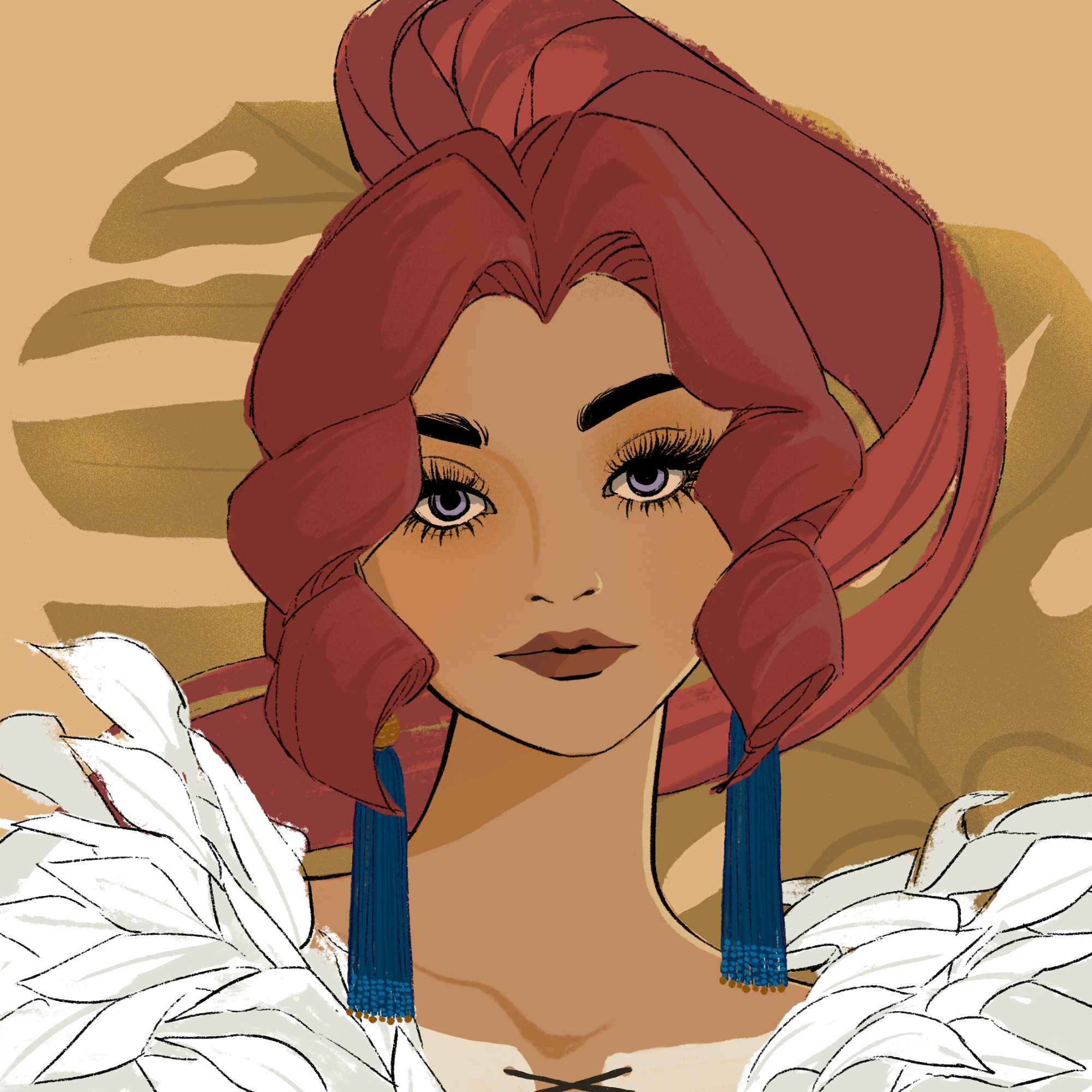 a portrait of Leilani the gentle