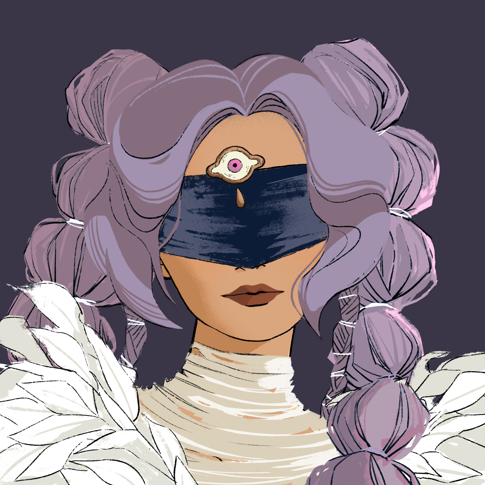 a portrait of Posy the lonely