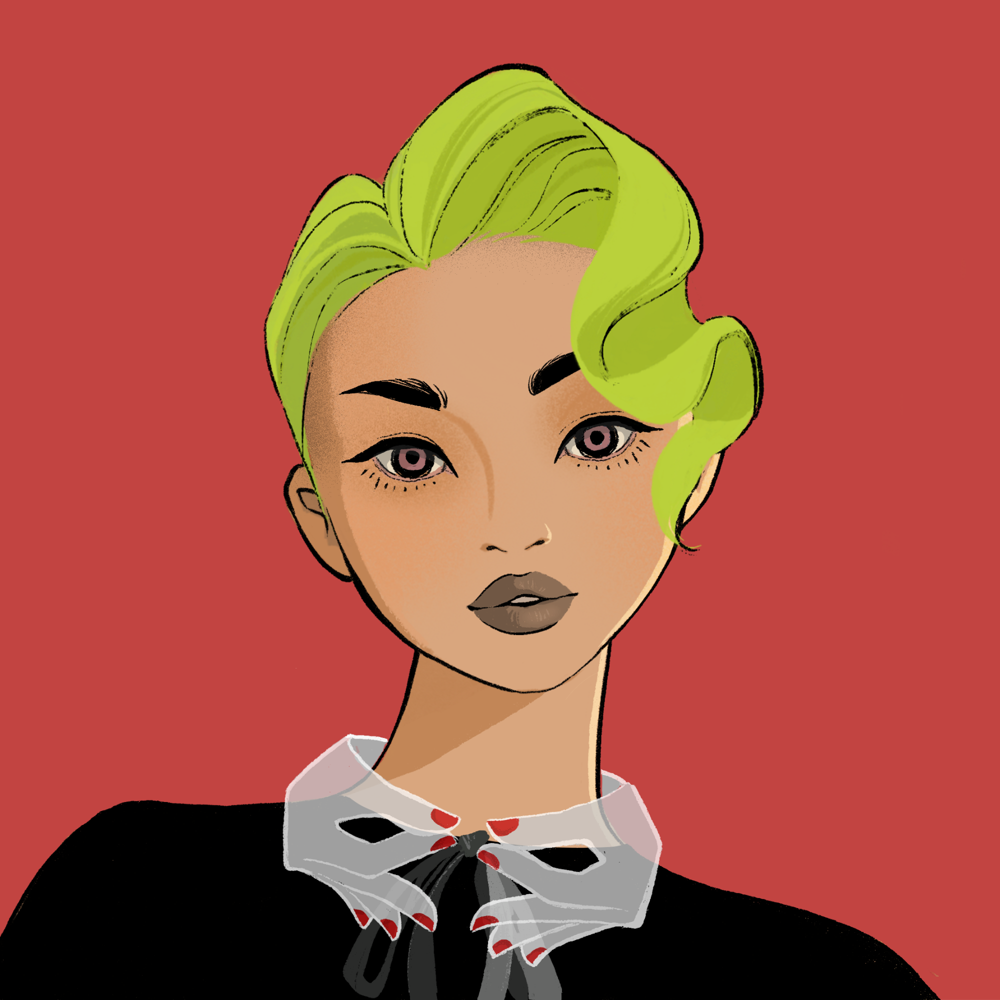 a portrait of Lacerta, the sharp octagon