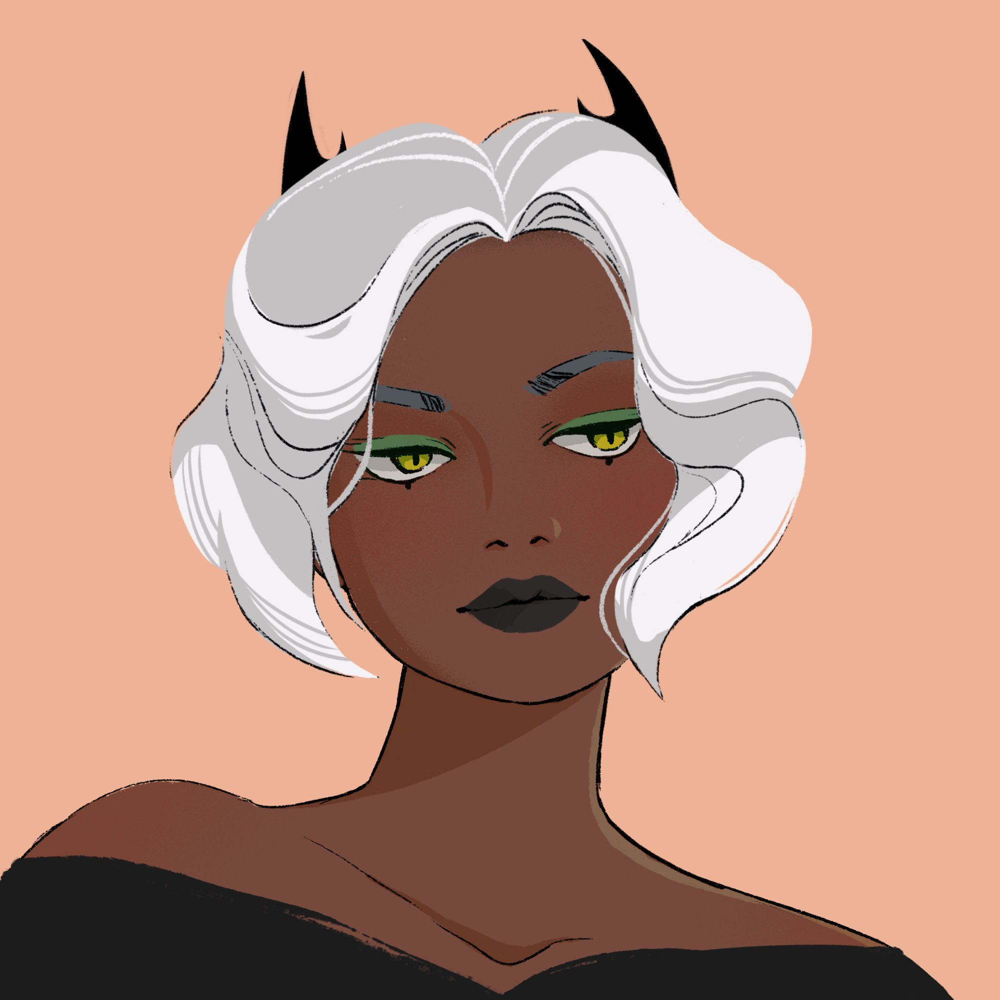 a portrait of Wildfire, the savage sacrifice