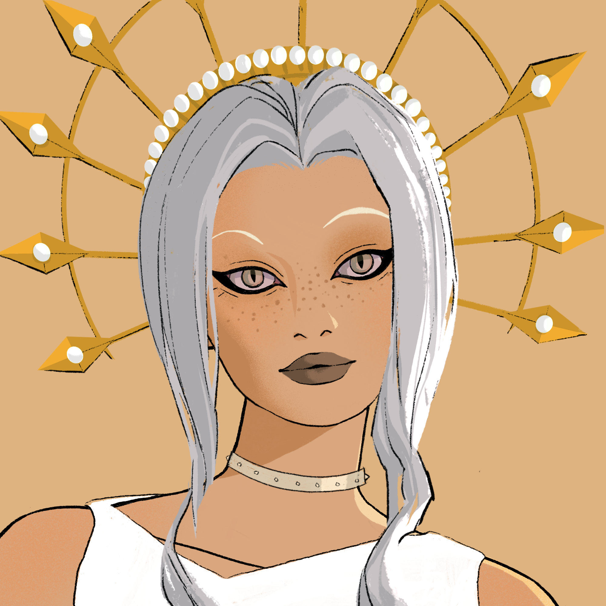 a portrait of Madam moonstone