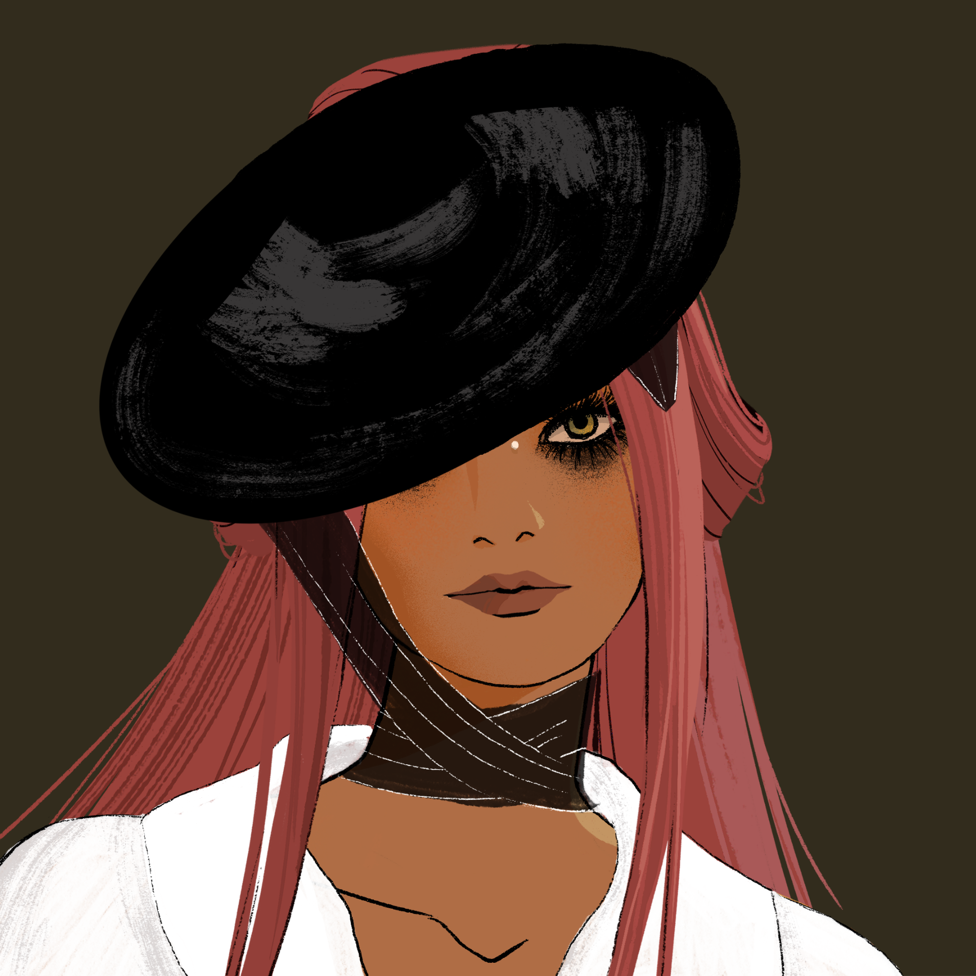 a portrait of Aspen, the phosphorescent estoc