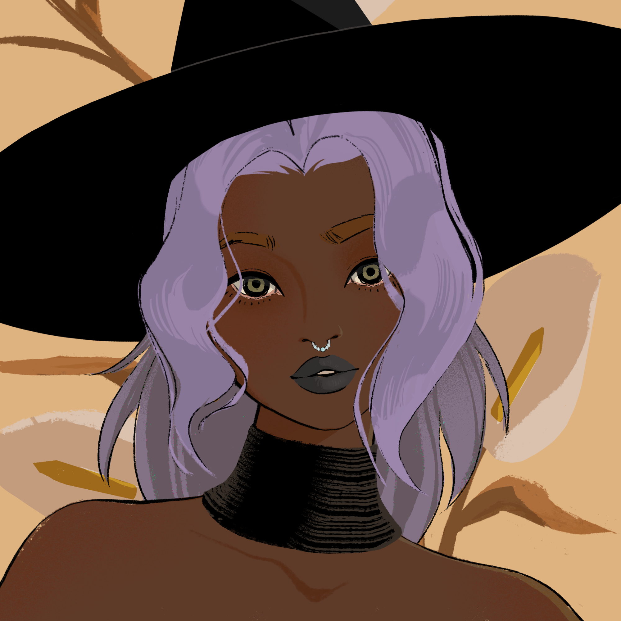 a portrait of Tiatia the uncanny