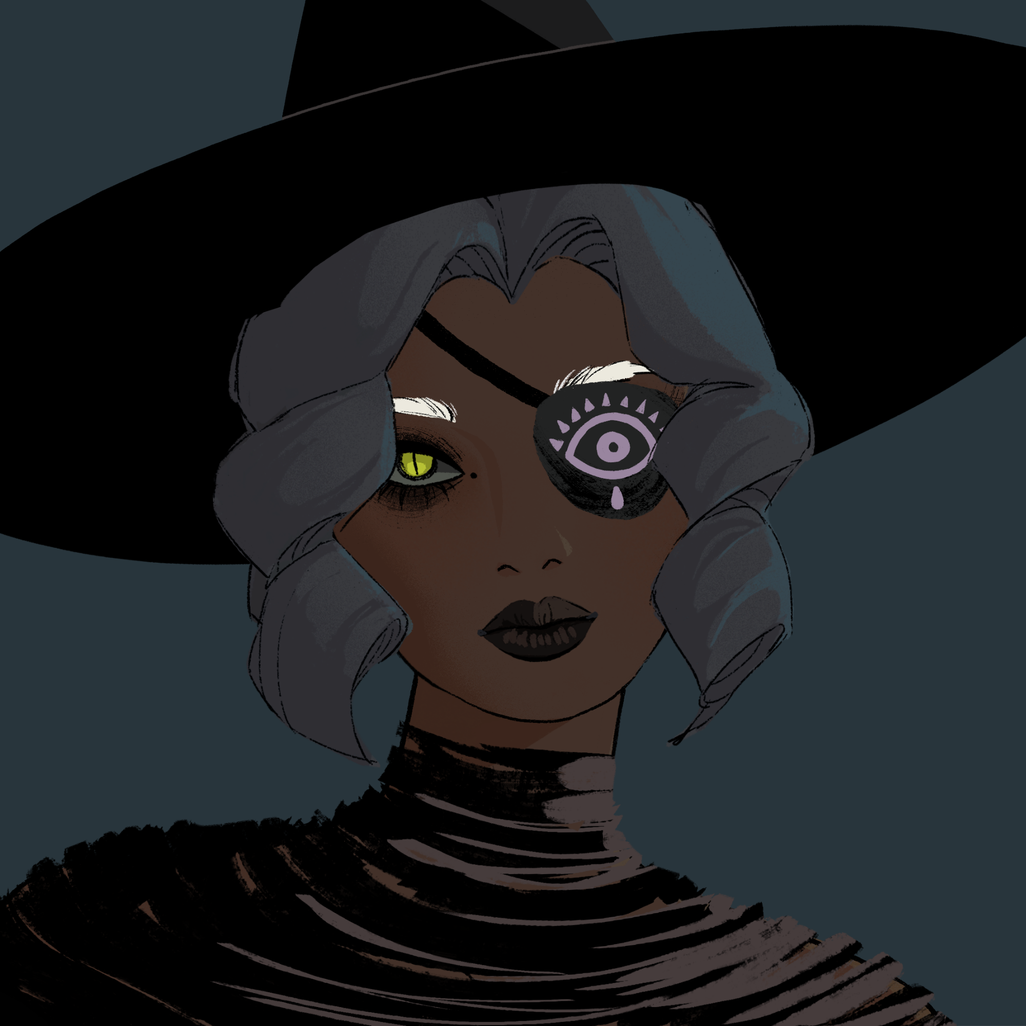 a portrait of Dahlia, the sparkling bubble