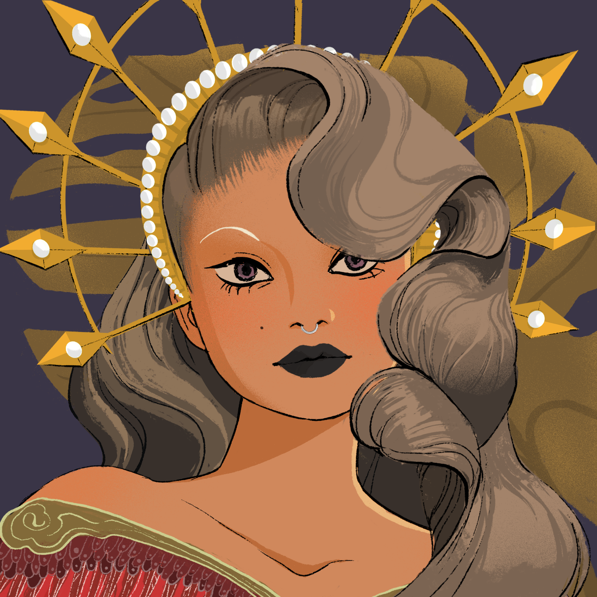 a portrait of Opal, the glamorous marimba