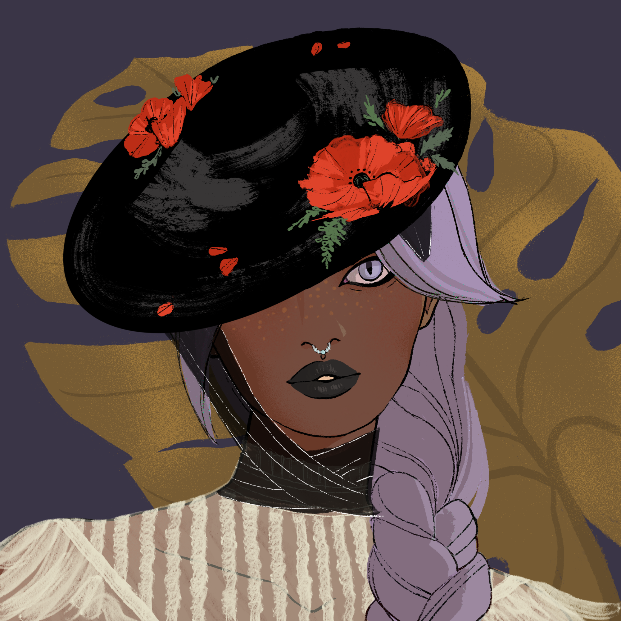 a portrait of Lissamine, the absolute basilisk