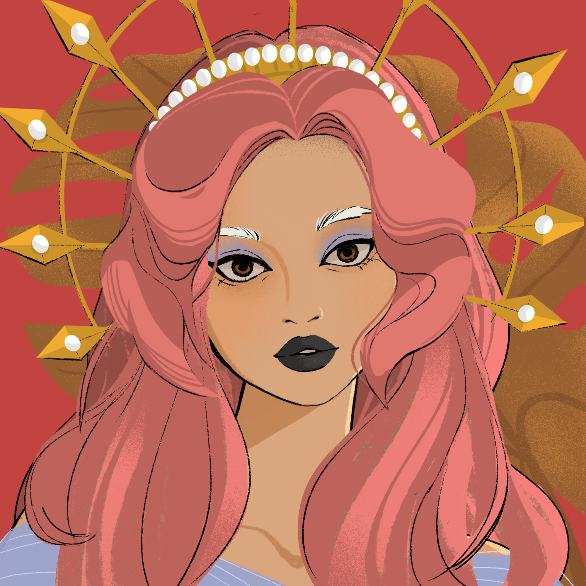 a portrait of Zircon garnish