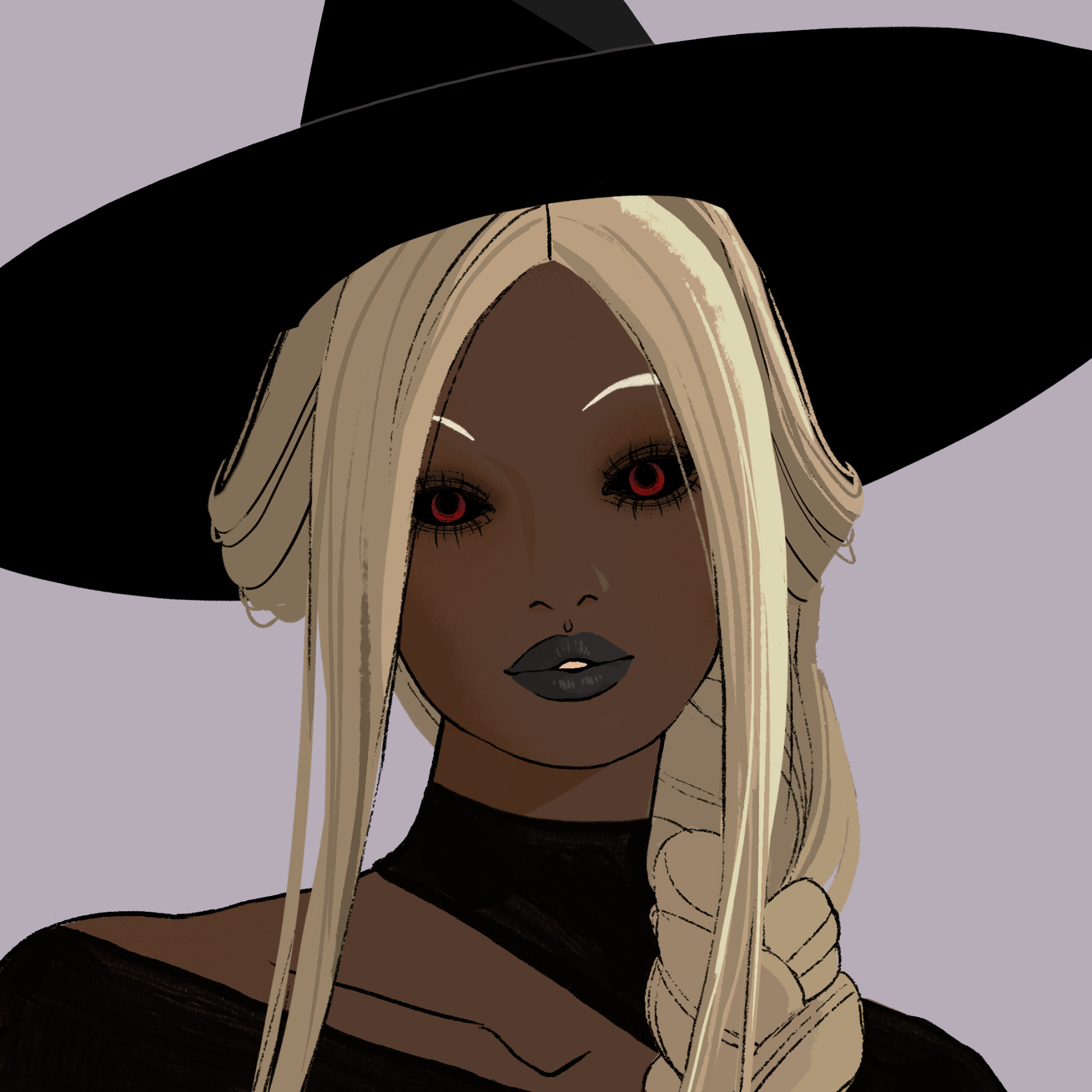 a portrait of Drought the blithe