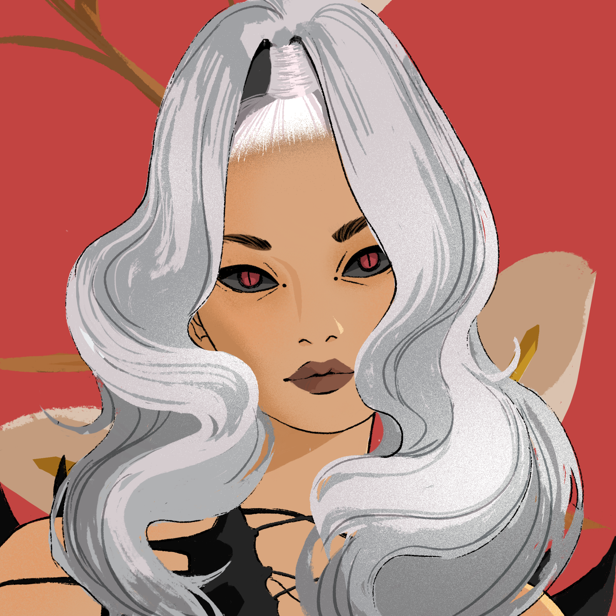 a portrait of Avalanche the unruly