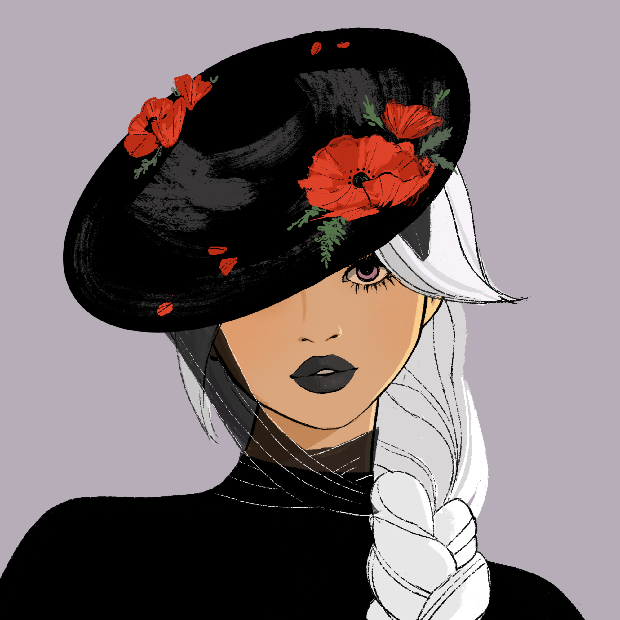 a portrait of Holmium the stoic