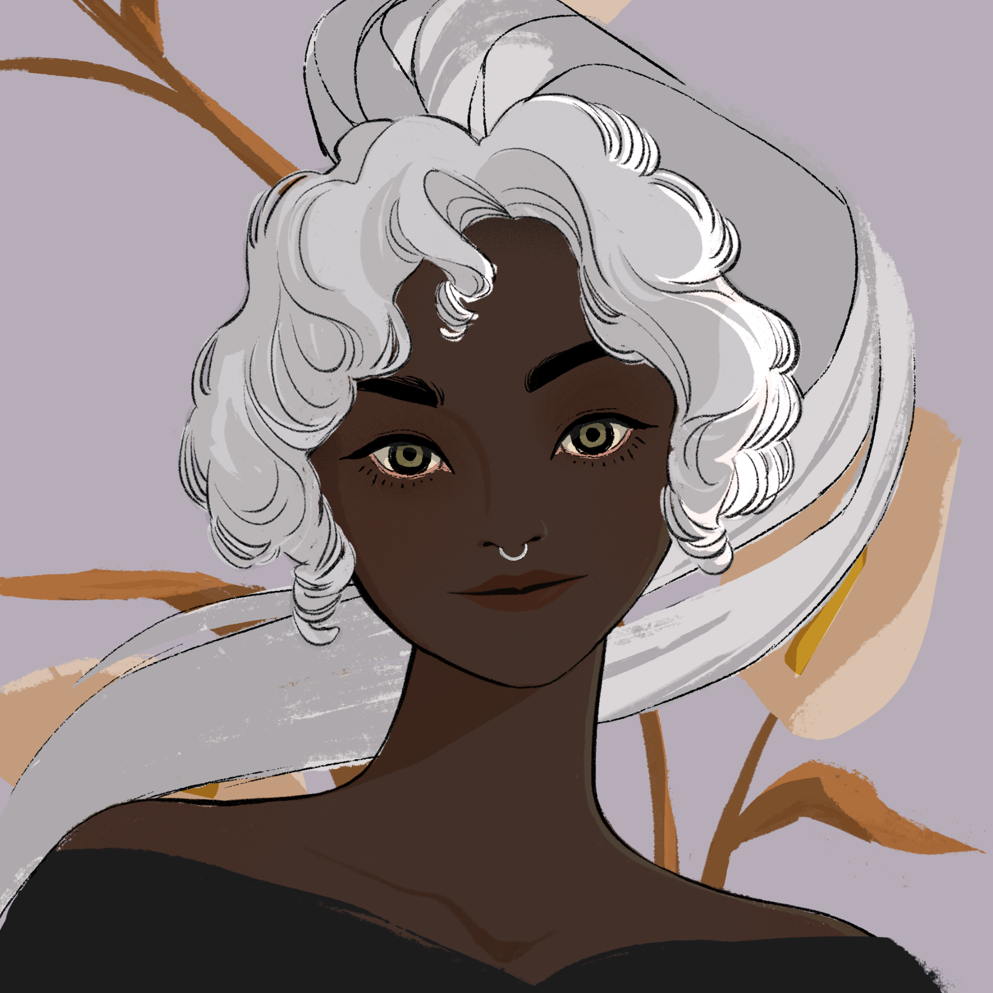 a portrait of Oregano the hazel