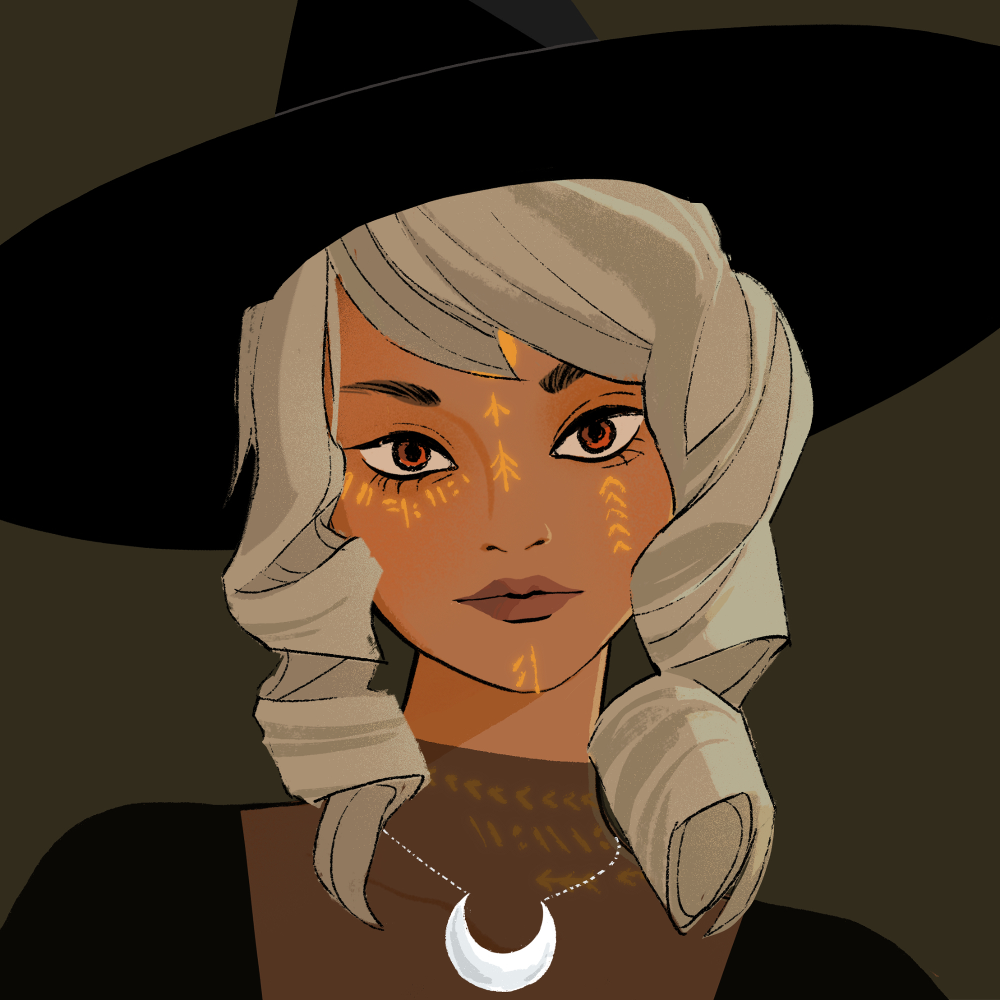 a portrait of Rigel the alert