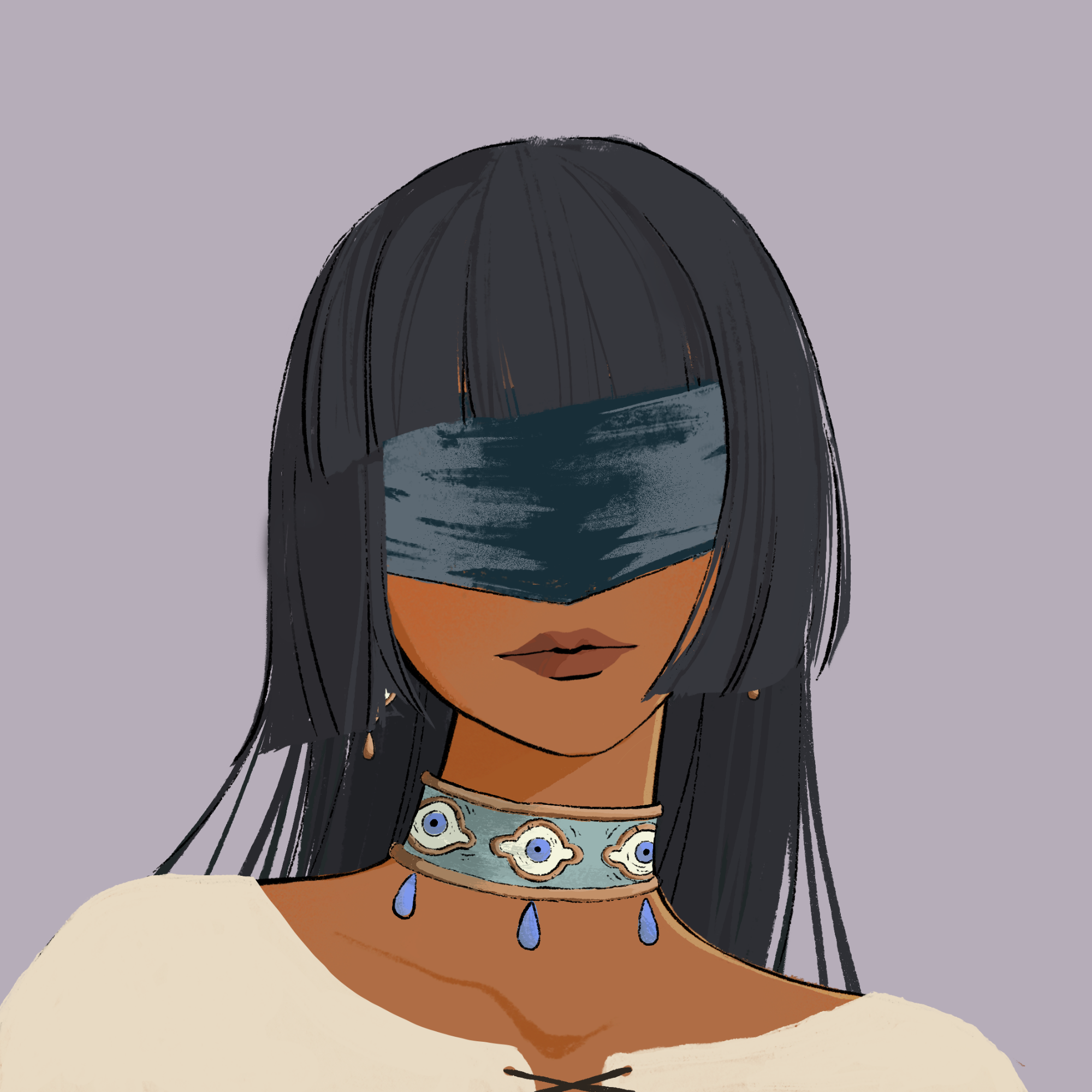 a portrait of Myrtle, the gentle eclipse