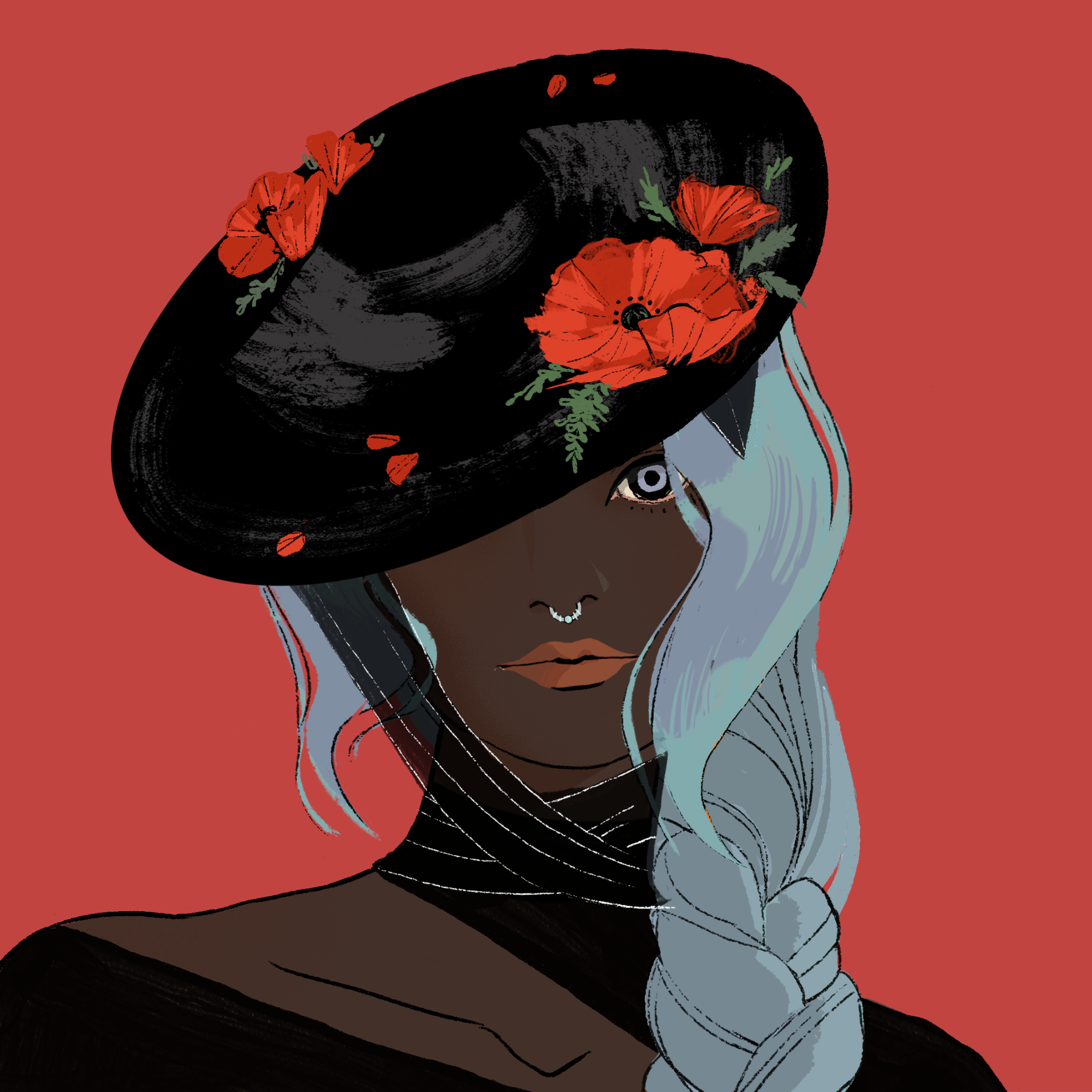 a portrait of Willow, the unsightly vigil