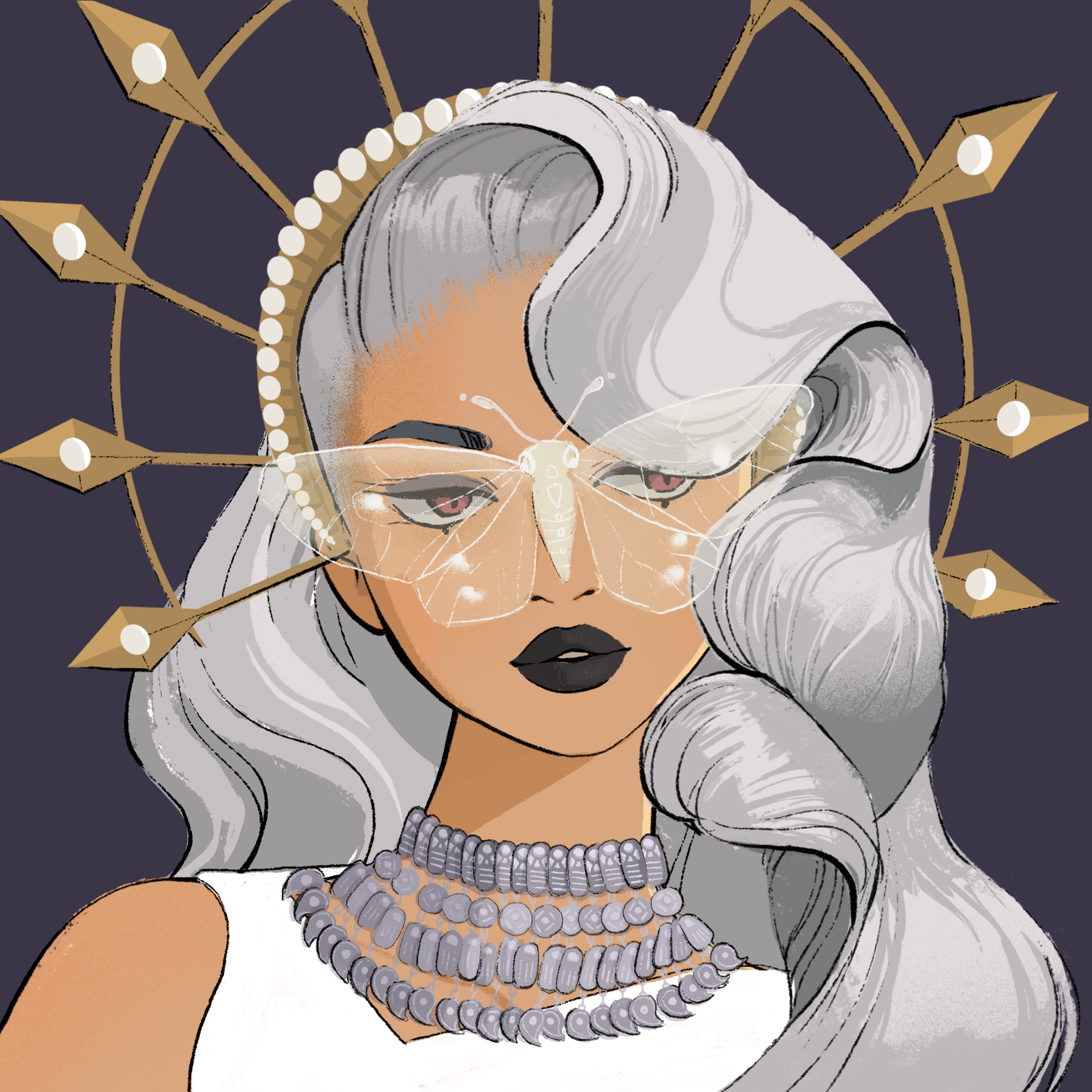 a portrait of Frangipani, the luscious chime