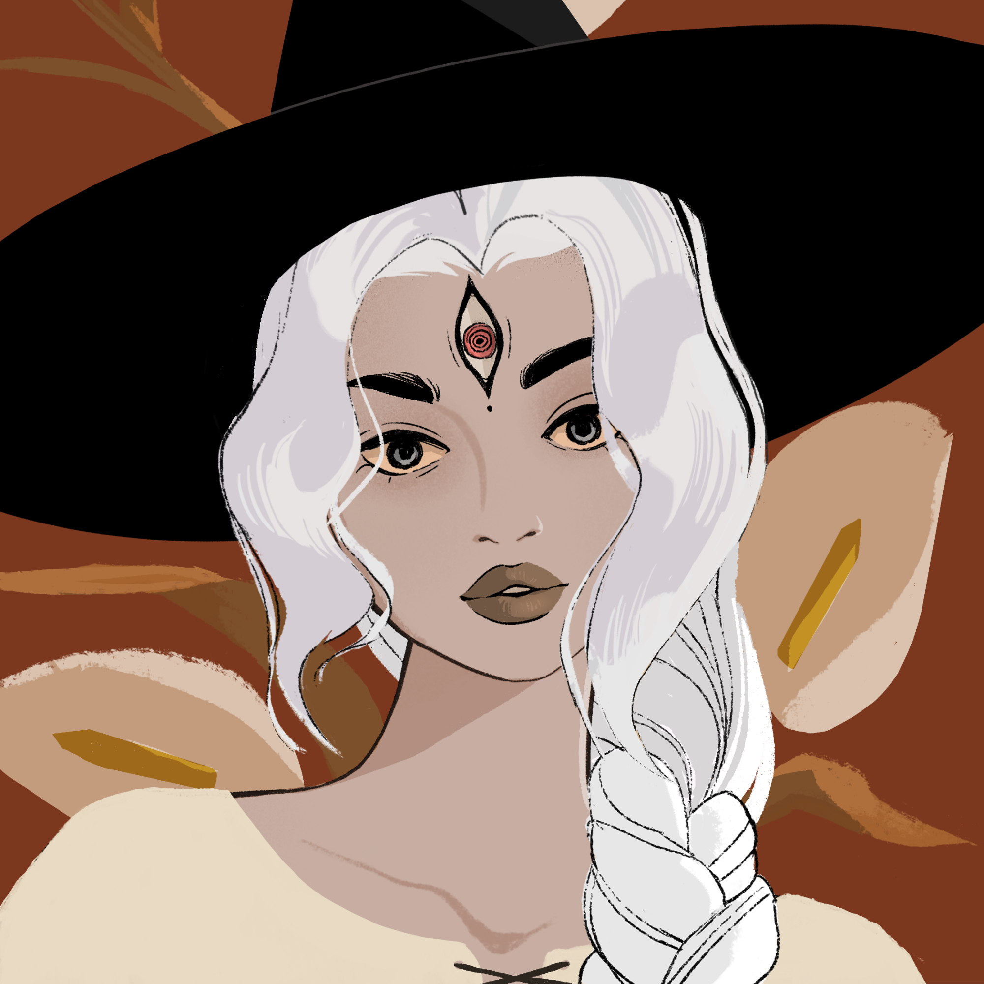 a portrait of Bagana, the strange propellant