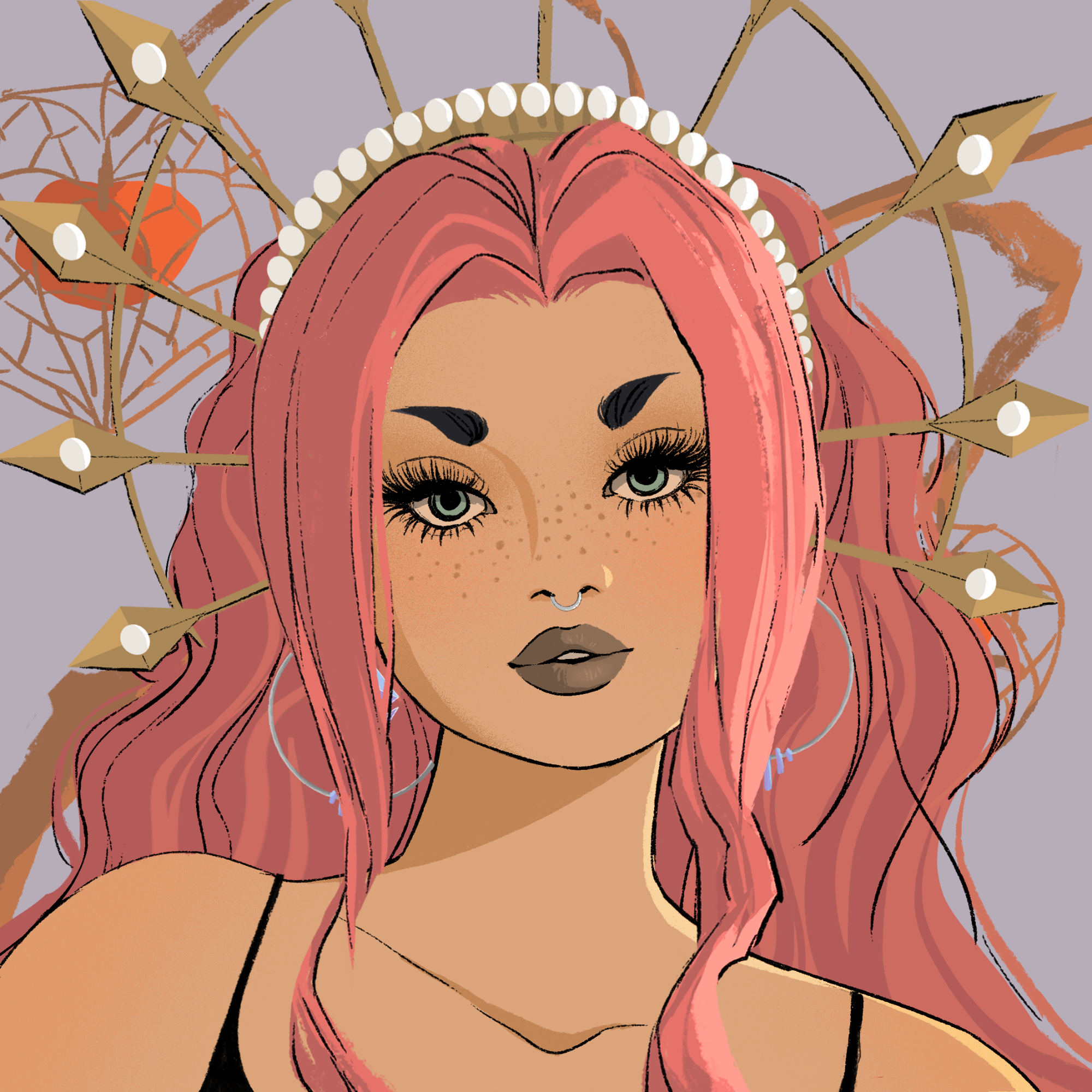 a portrait of Civet, the light spangle