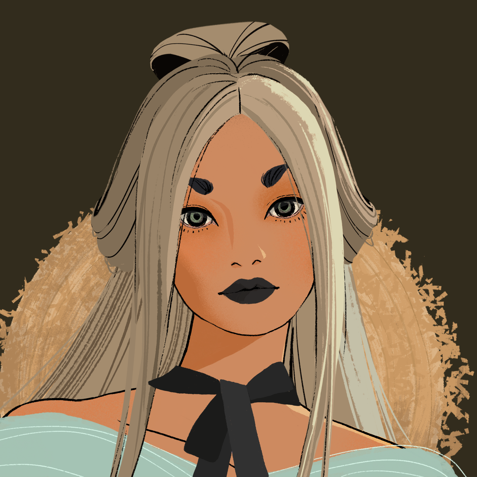 a portrait of Crone pie