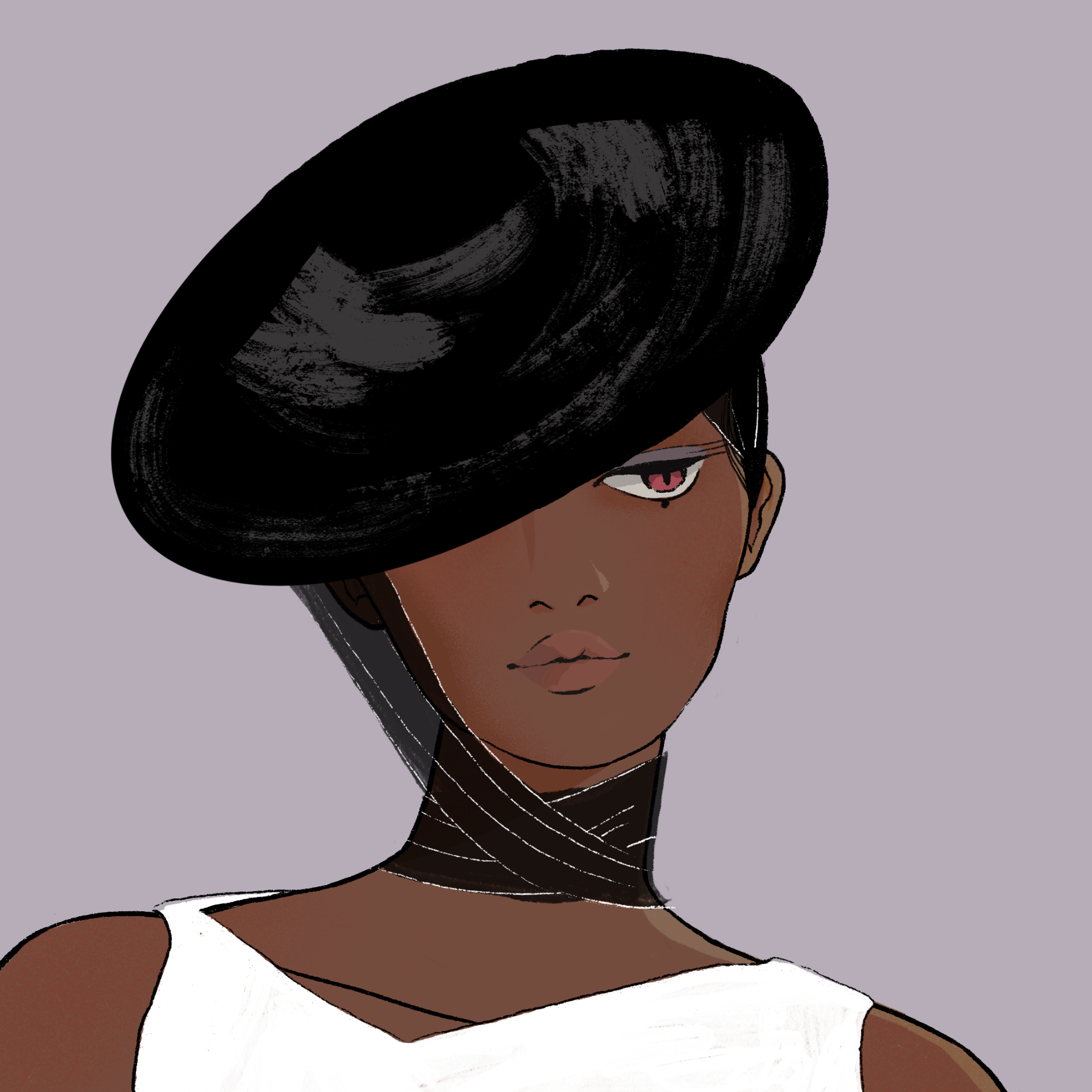 a portrait of Alizarin, the unsightly poison